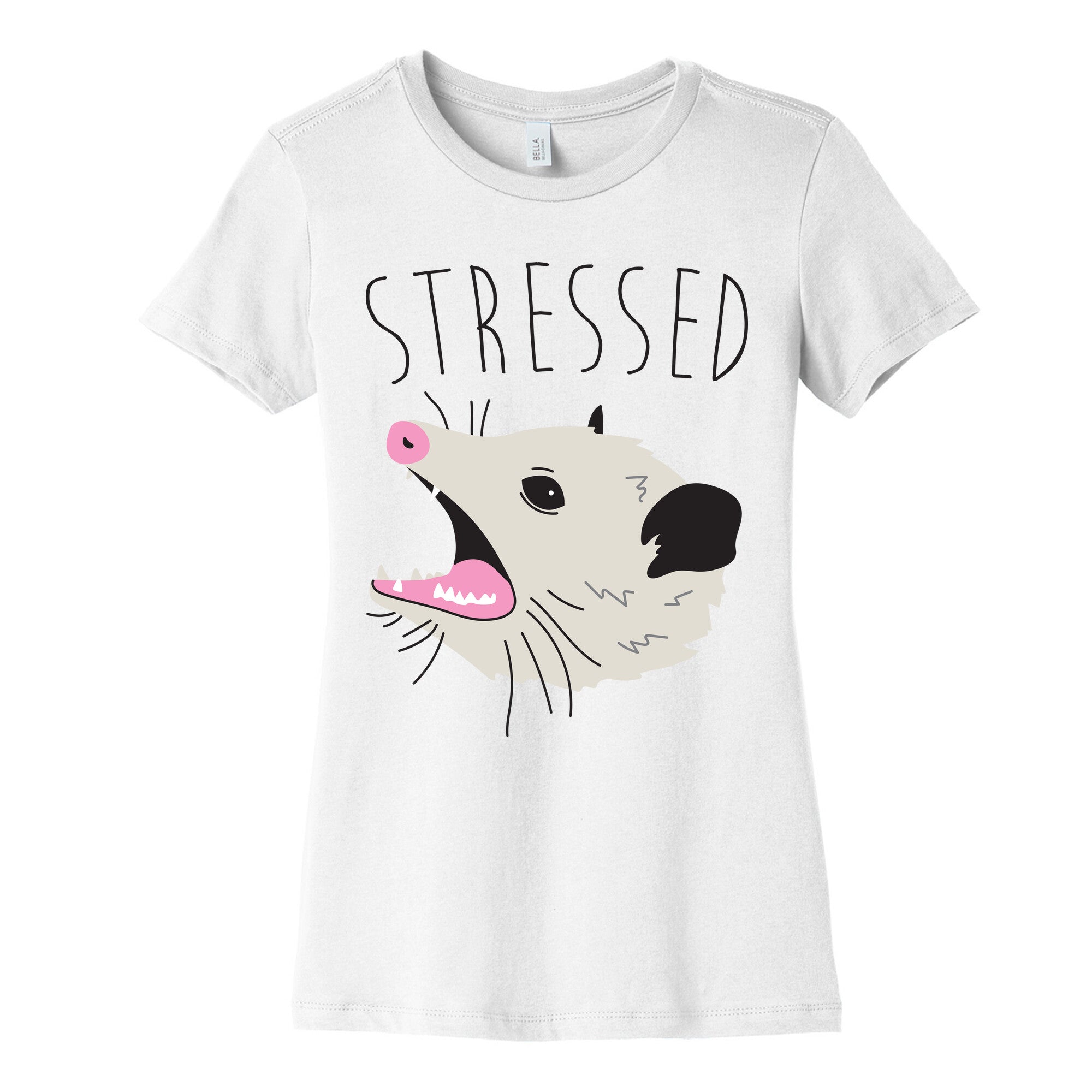 Stressed Opossum Women's Cotton Tee