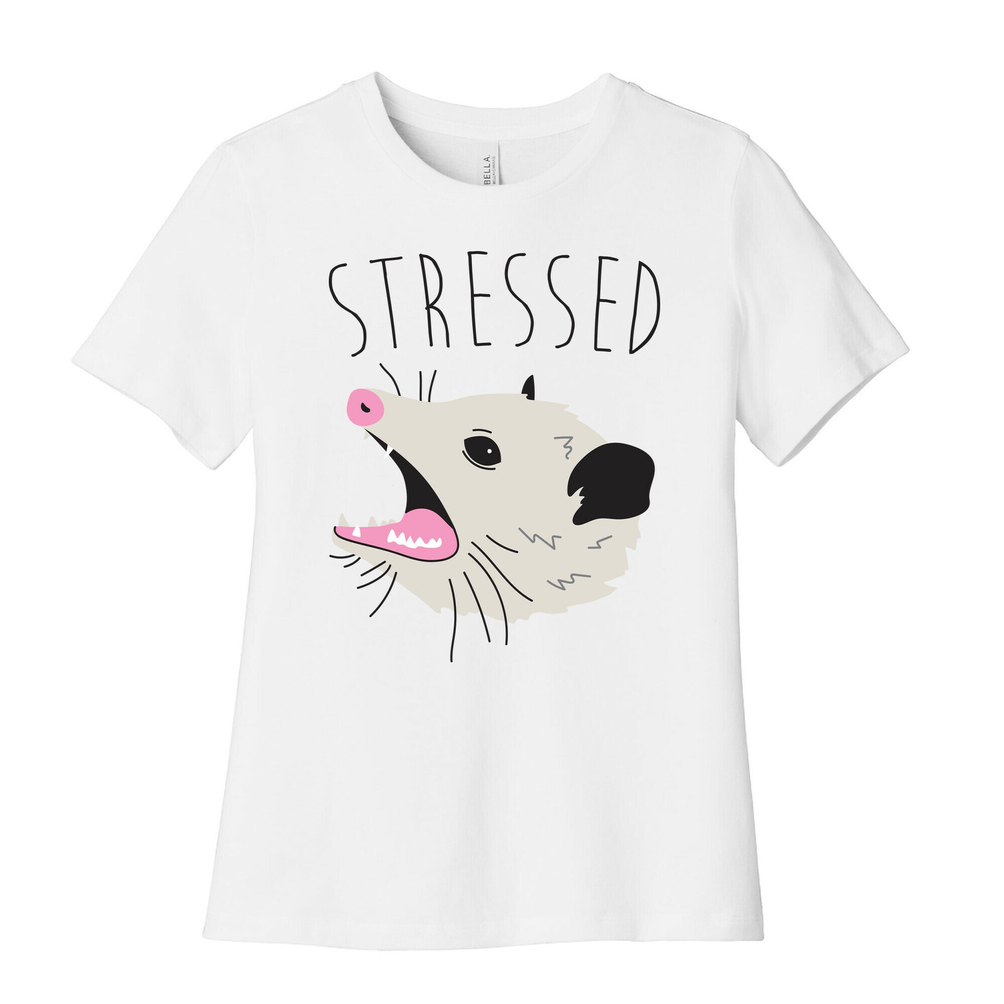 Stressed Opossum Women's Cotton Tee