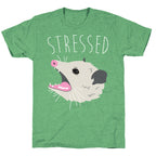 Stressed Opossum Unisex Triblend Tee