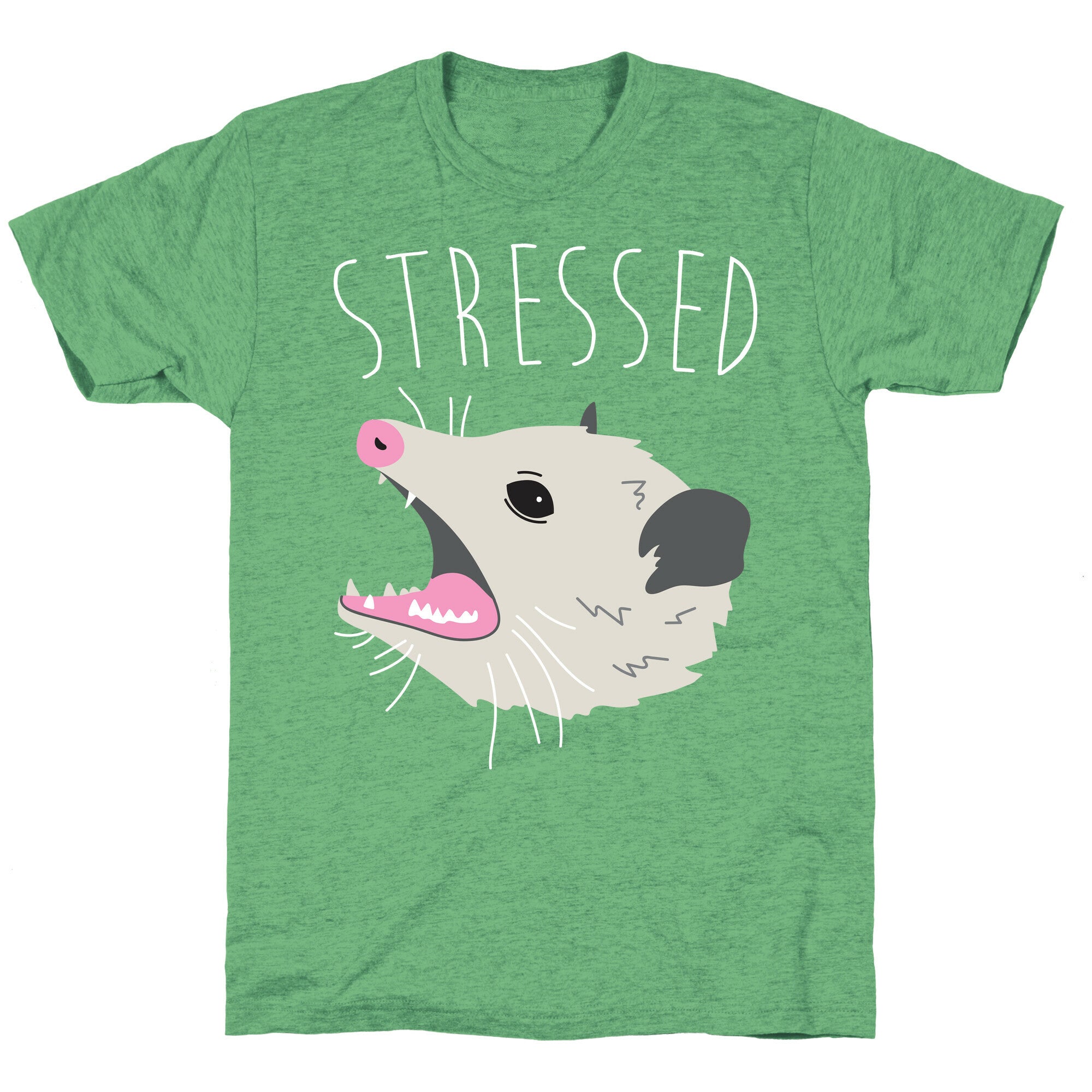 Stressed Opossum Unisex Triblend Tee