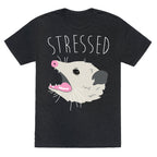 Stressed Opossum Unisex Triblend Tee
