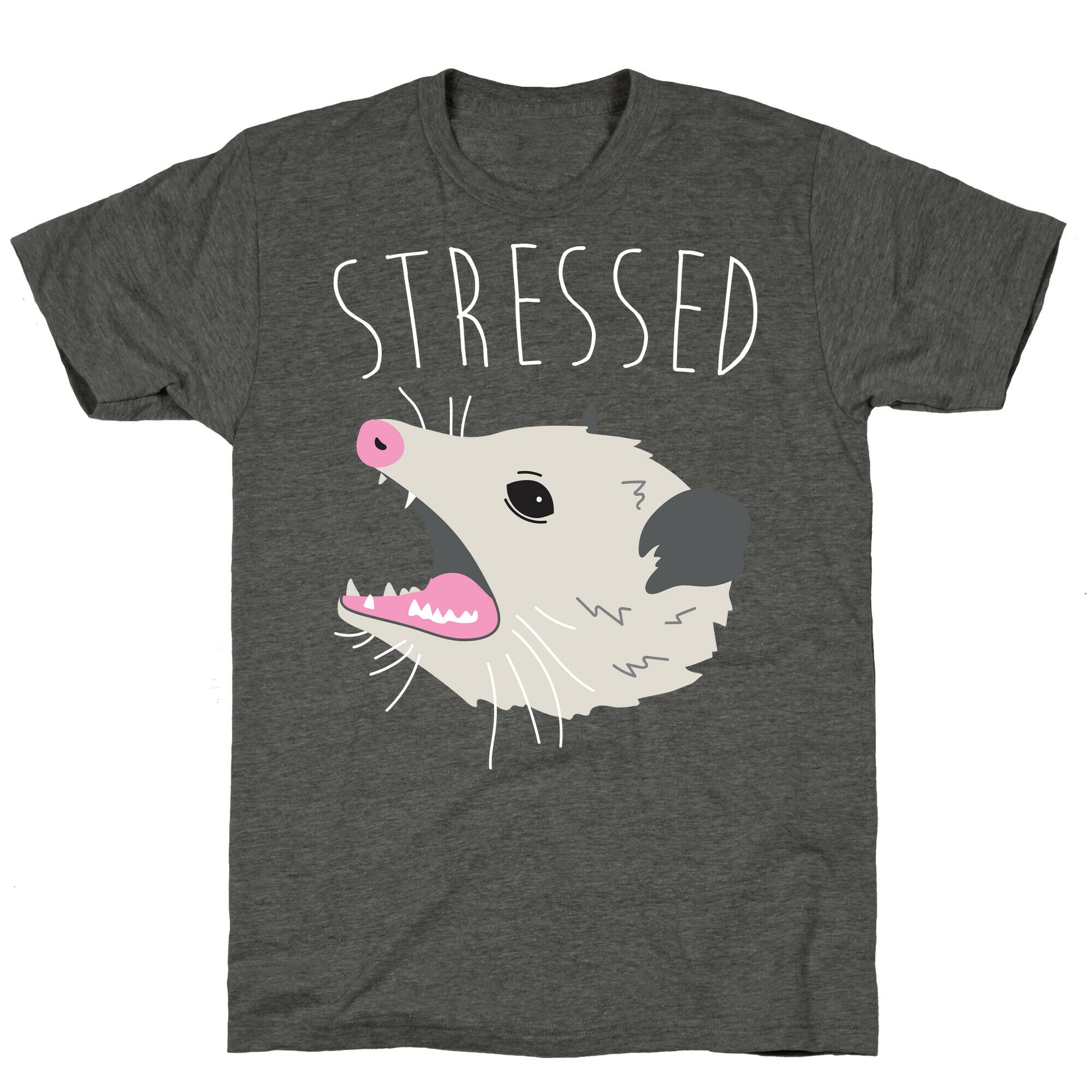 Stressed Opossum Unisex Triblend Tee