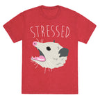 Stressed Opossum Unisex Triblend Tee