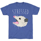 Stressed Opossum Unisex Triblend Tee