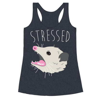Stressed Opossum Racerback Tank