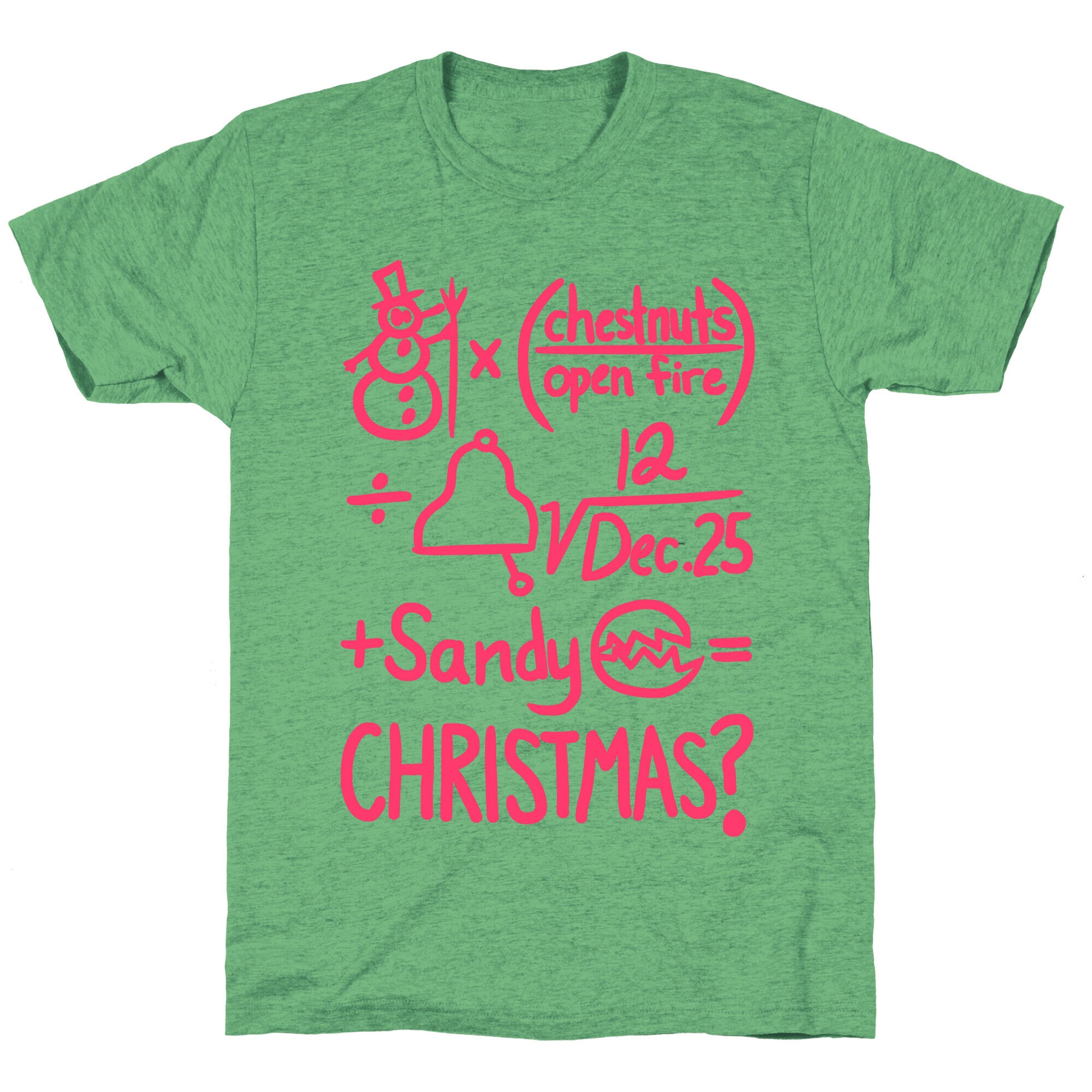 Christmas Equation Unisex Triblend Tee