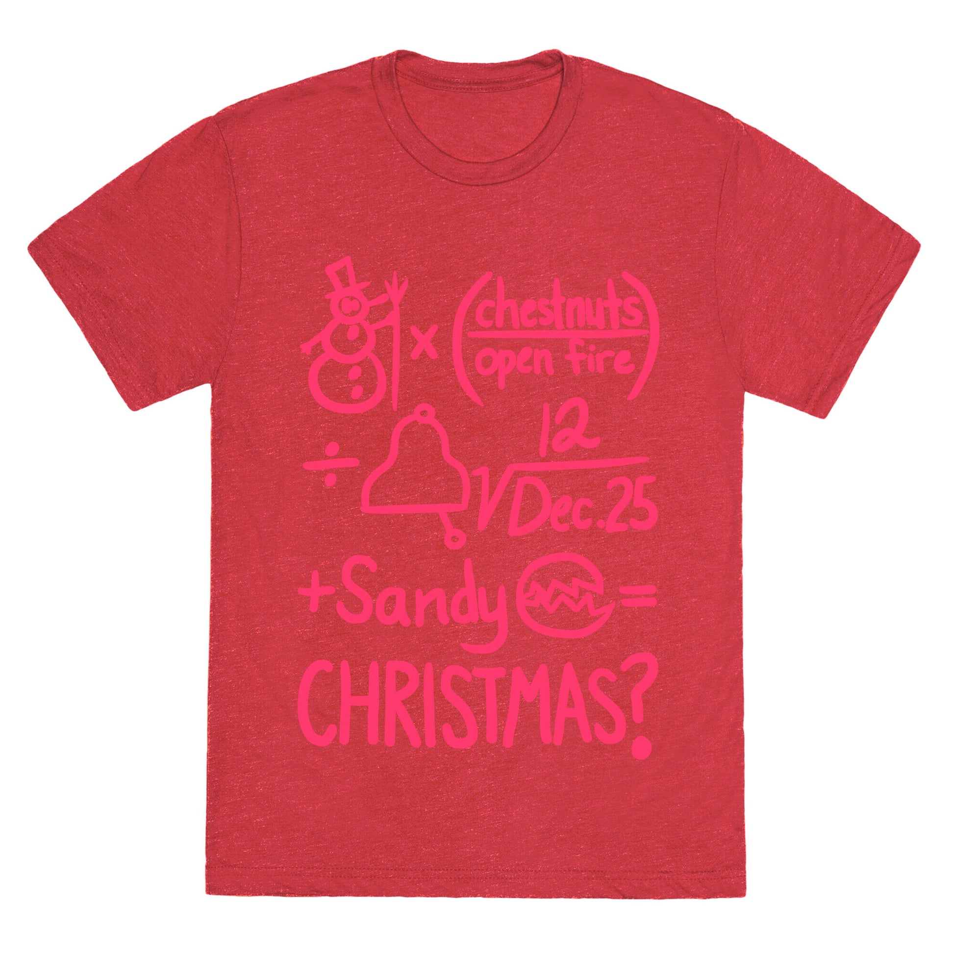 Christmas Equation Unisex Triblend Tee