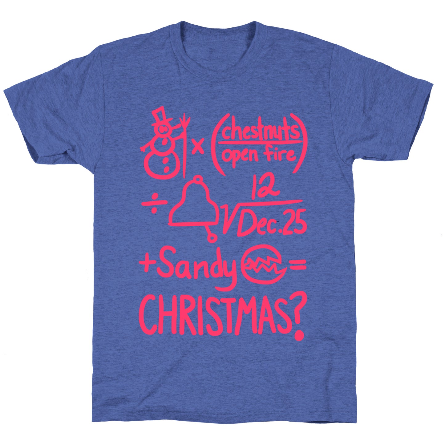 Christmas Equation Unisex Triblend Tee