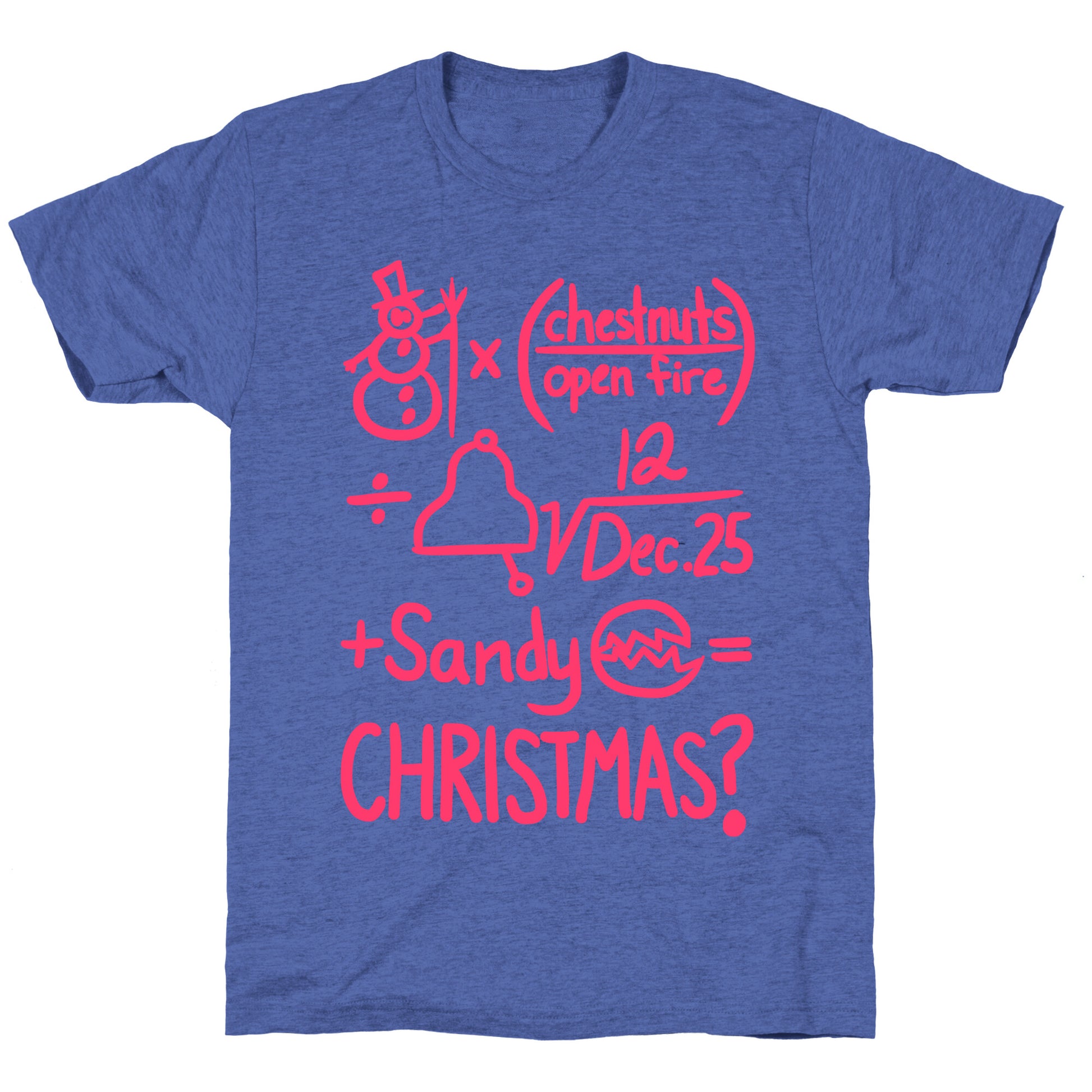 Christmas Equation Unisex Triblend Tee