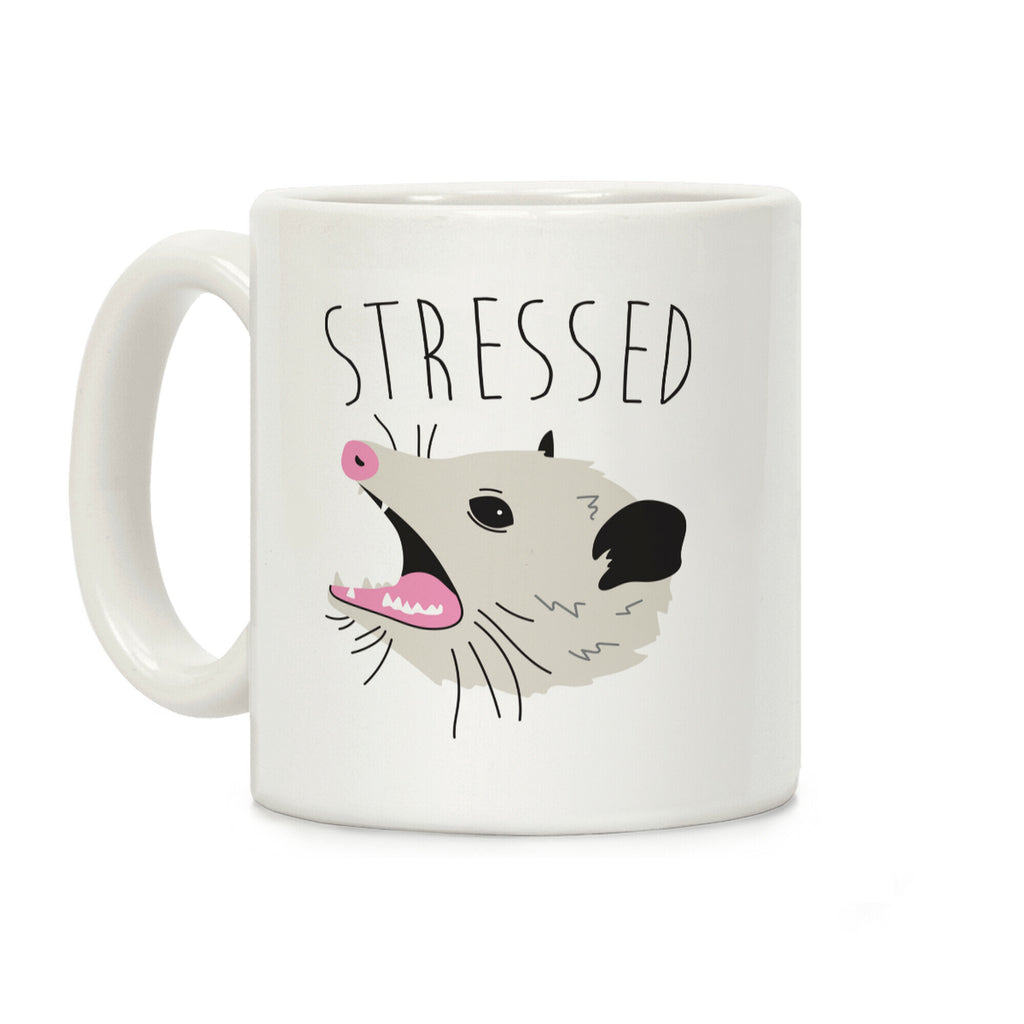 Stressed Opossum Coffee Mug