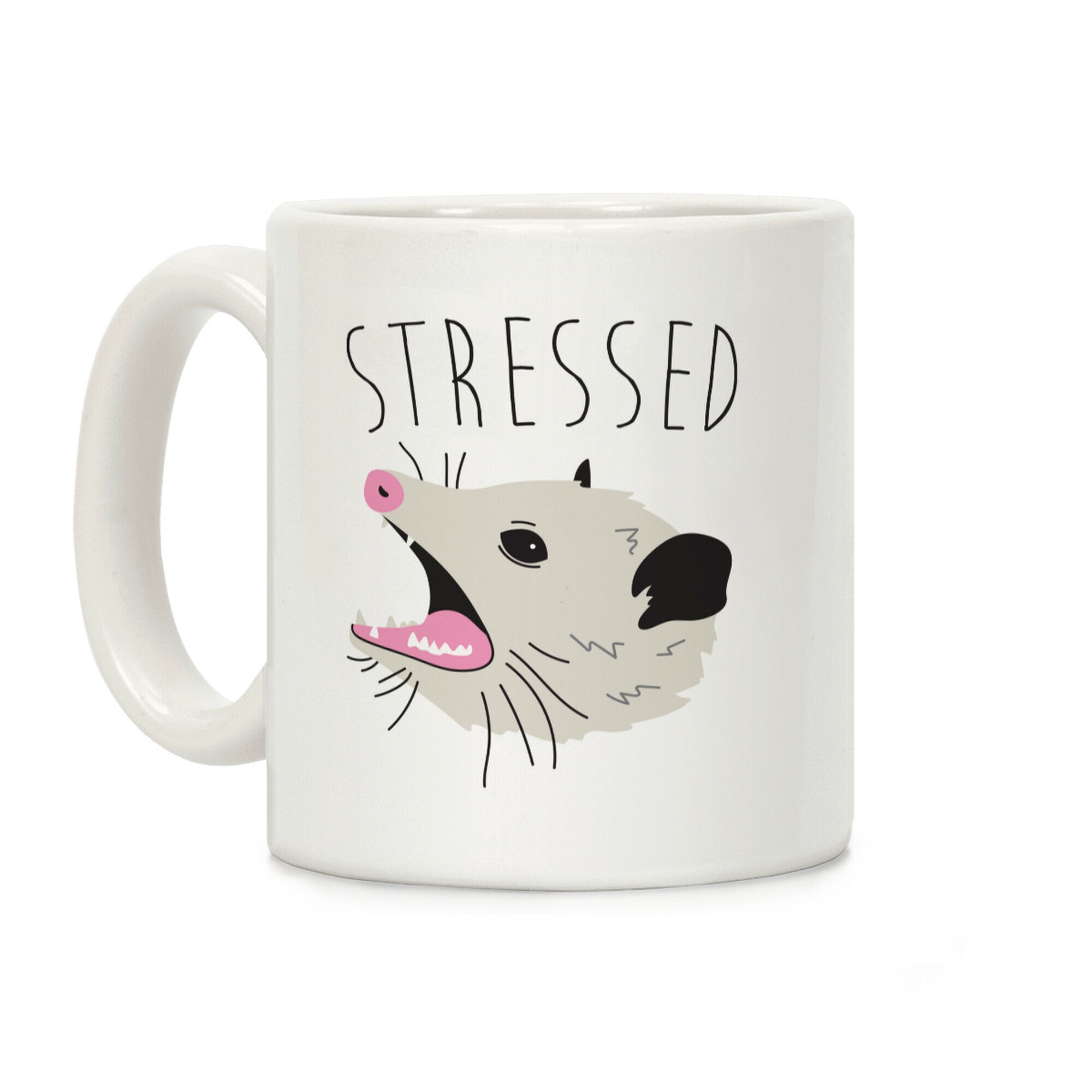 Stressed Opossum Coffee Mug