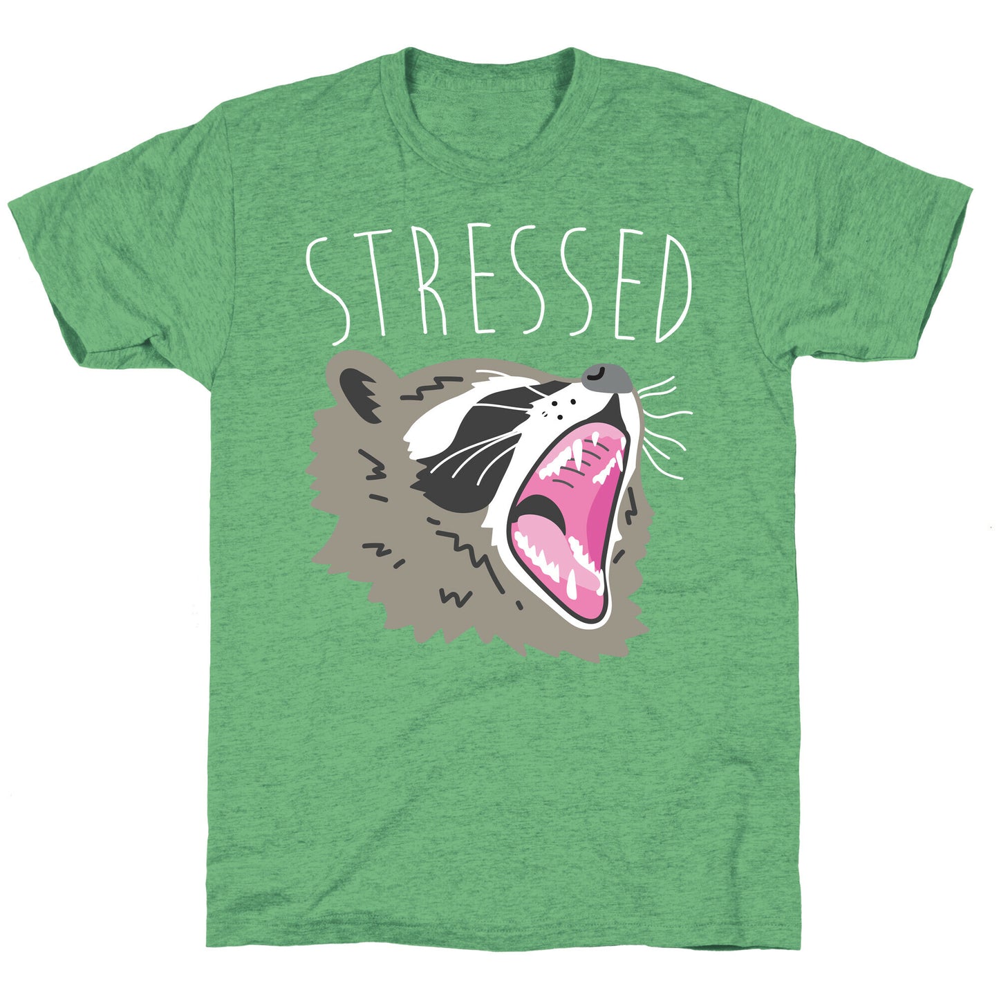 Stressed Raccoon Unisex Triblend Tee