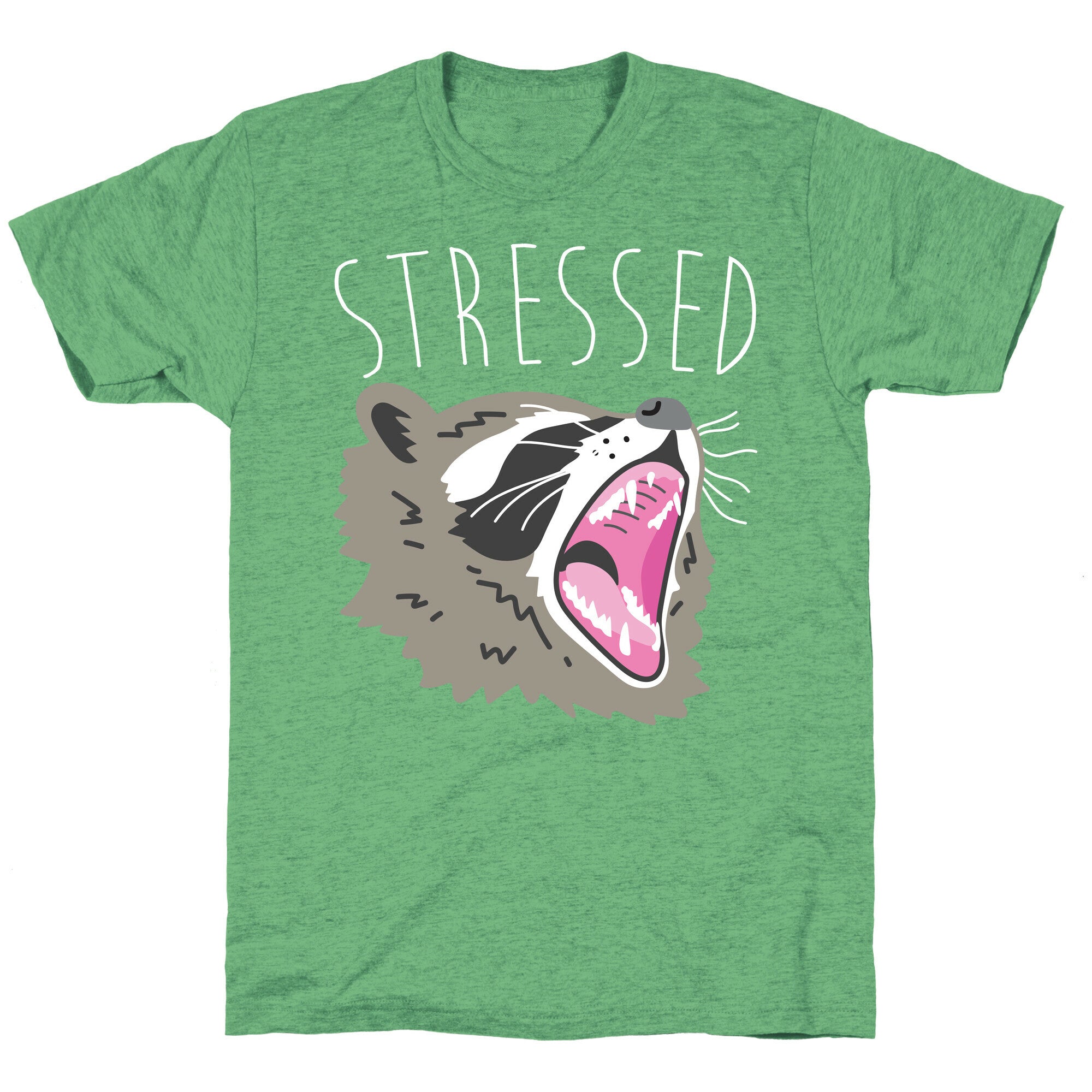 Stressed Raccoon Unisex Triblend Tee