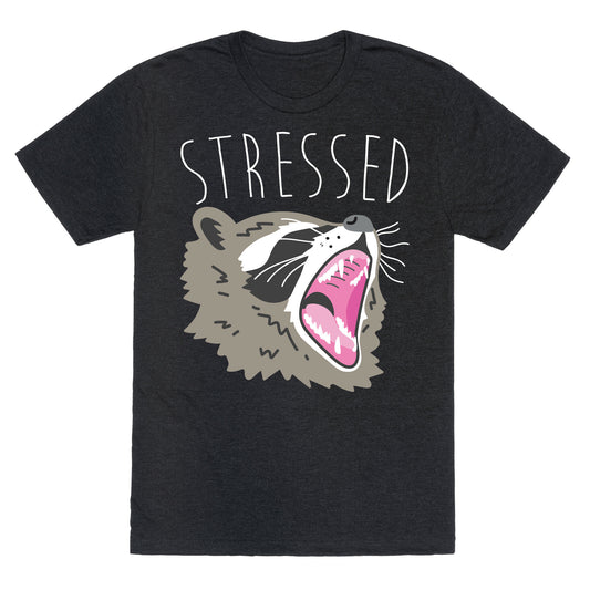 Stressed Raccoon Unisex Triblend Tee