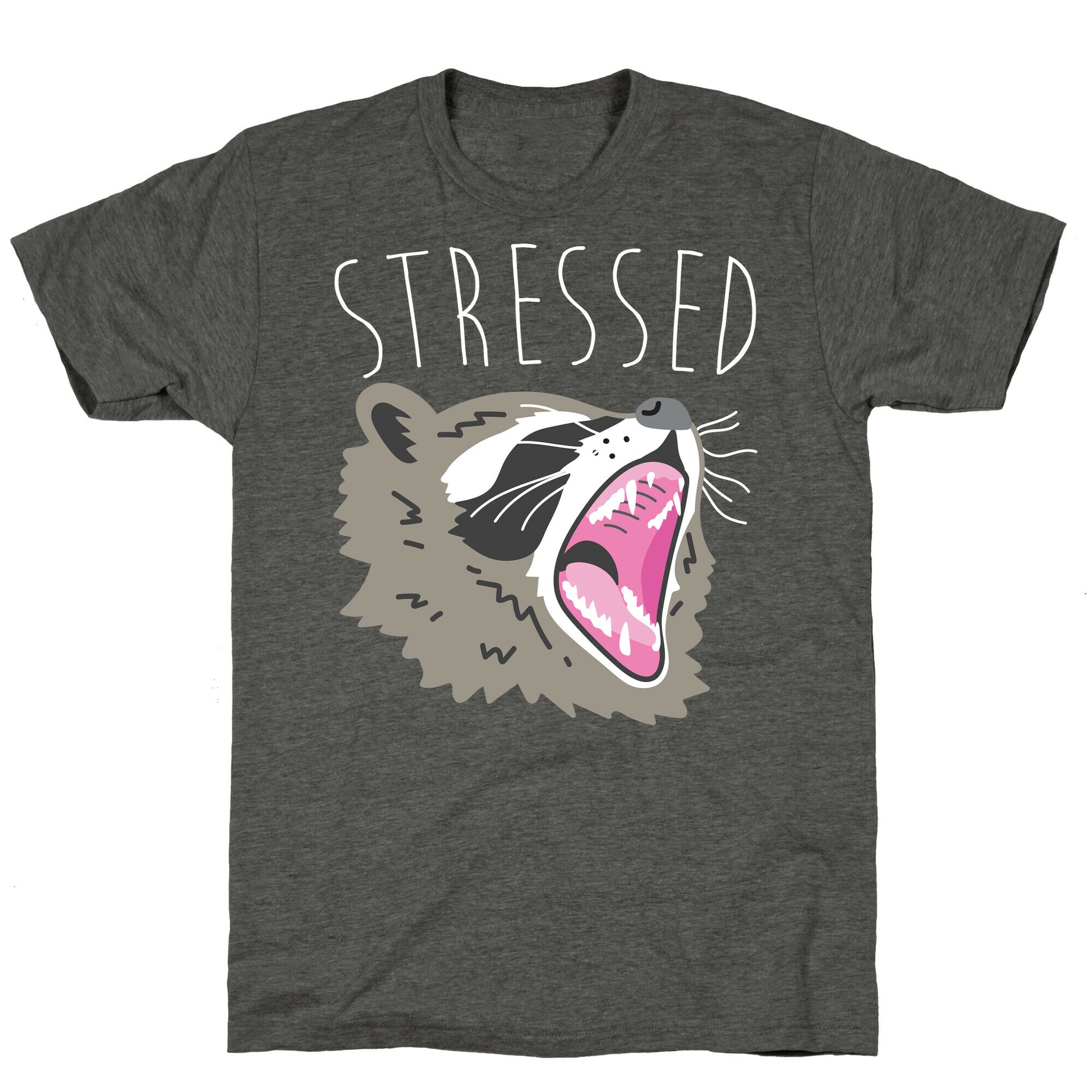 Stressed Raccoon Unisex Triblend Tee