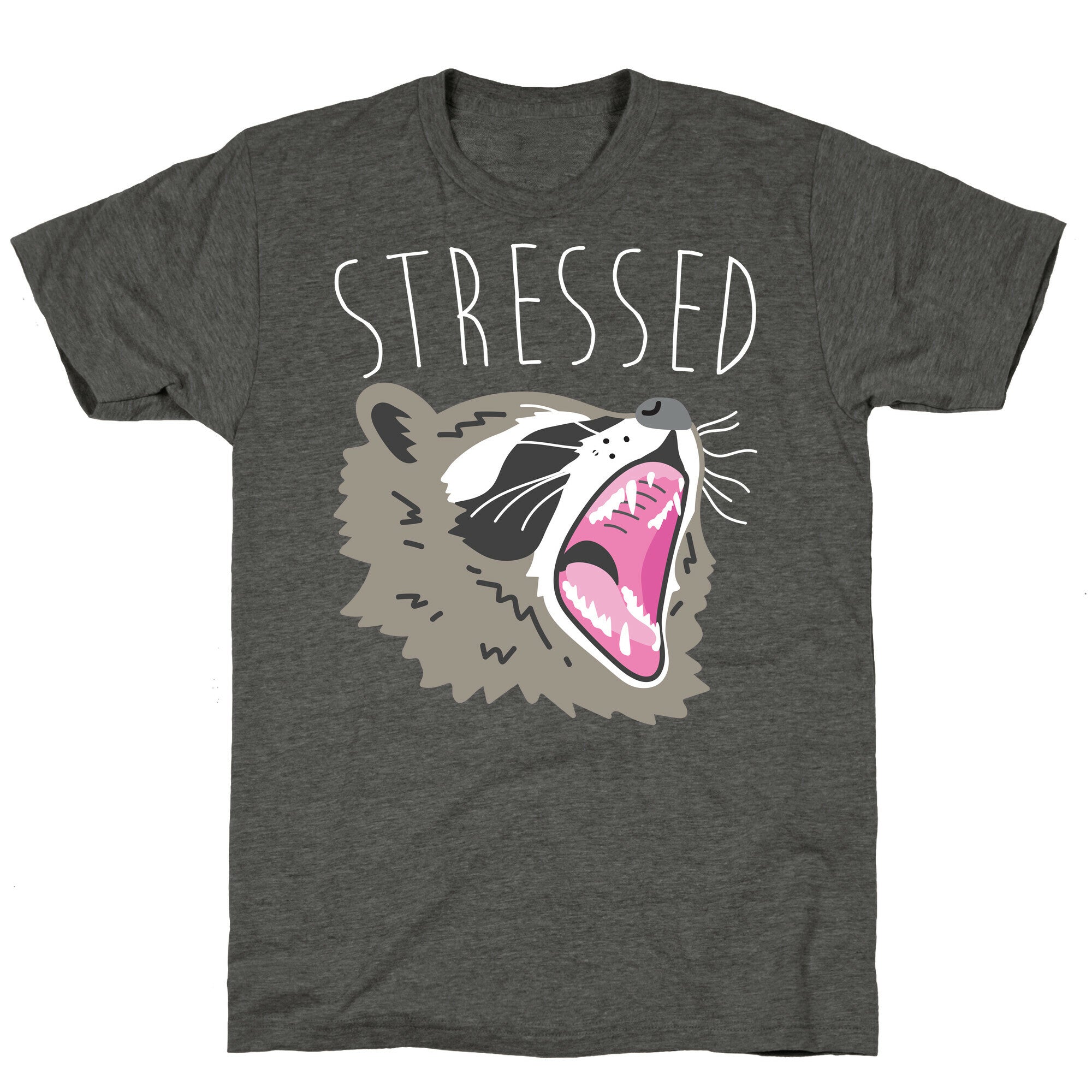Stressed Raccoon Unisex Triblend Tee