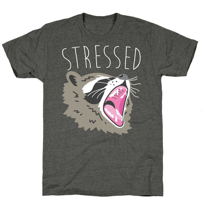 Stressed Raccoon Unisex Triblend Tee