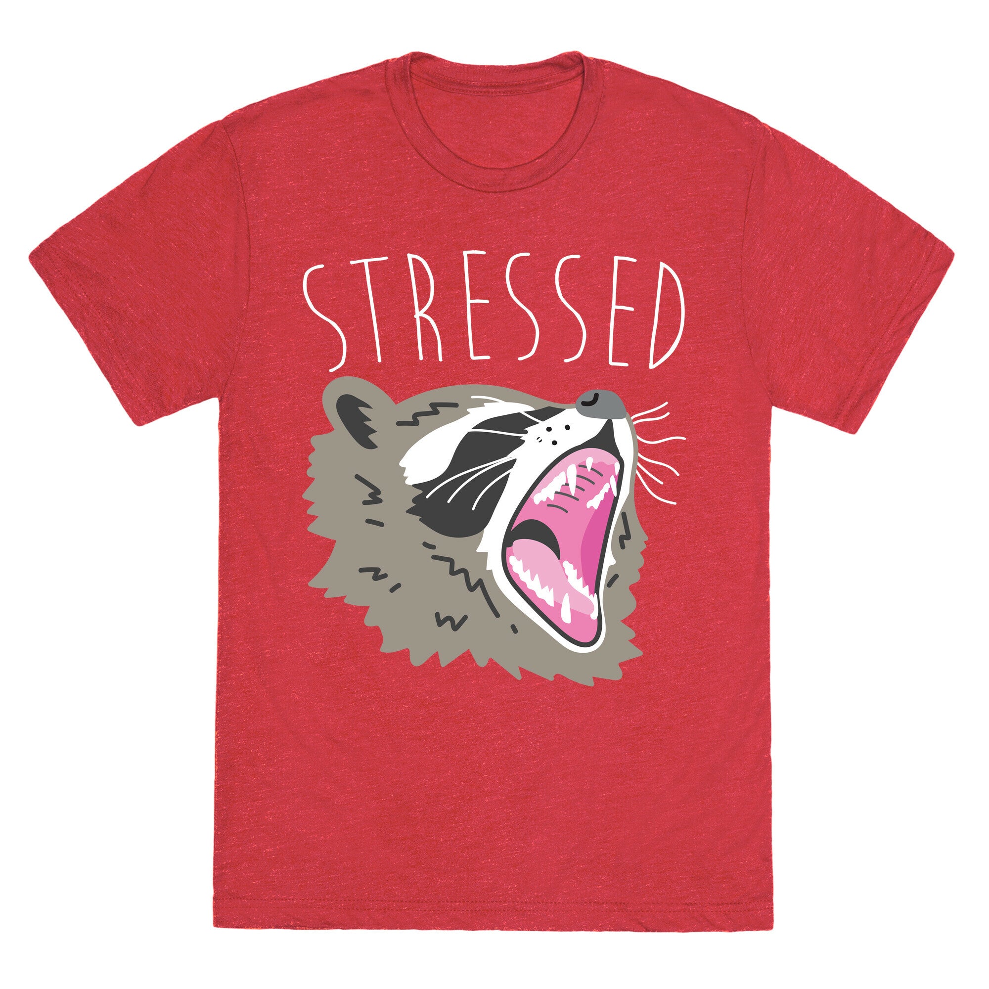 Stressed Raccoon Unisex Triblend Tee