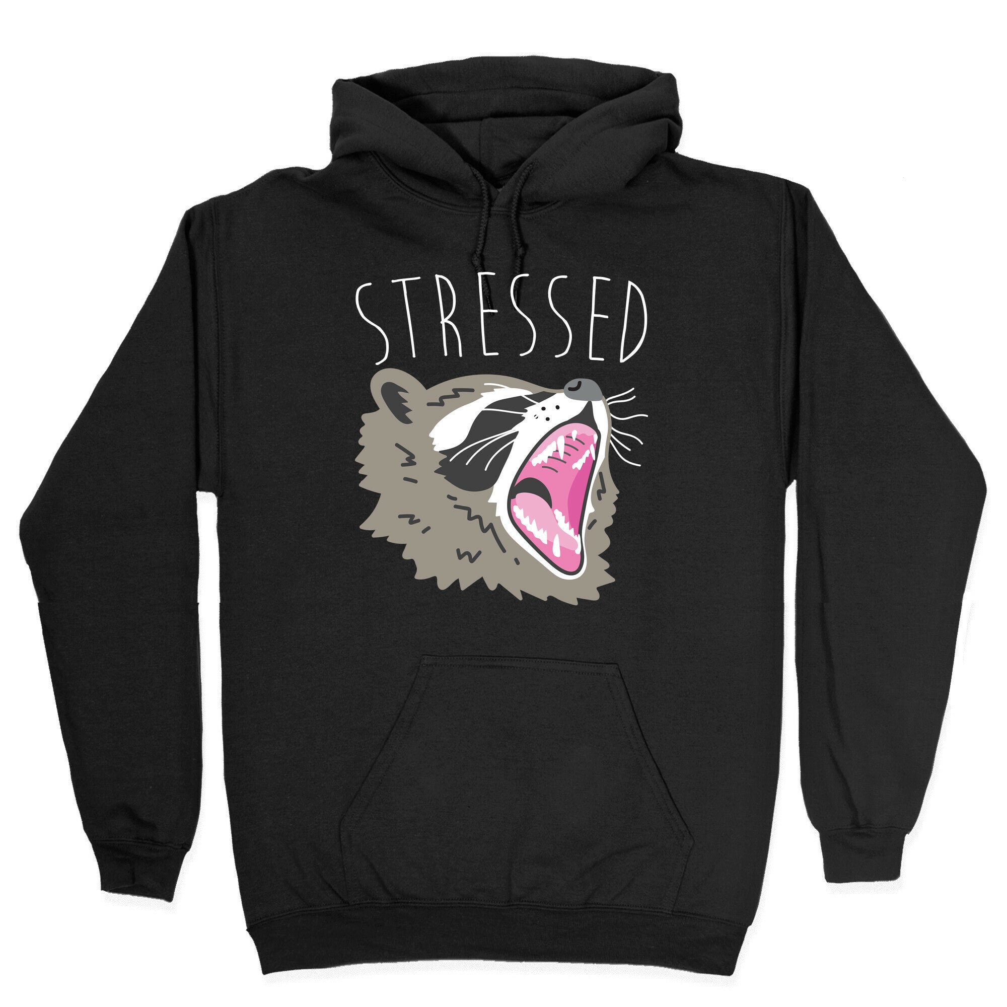 Stressed Raccoon Hoodie