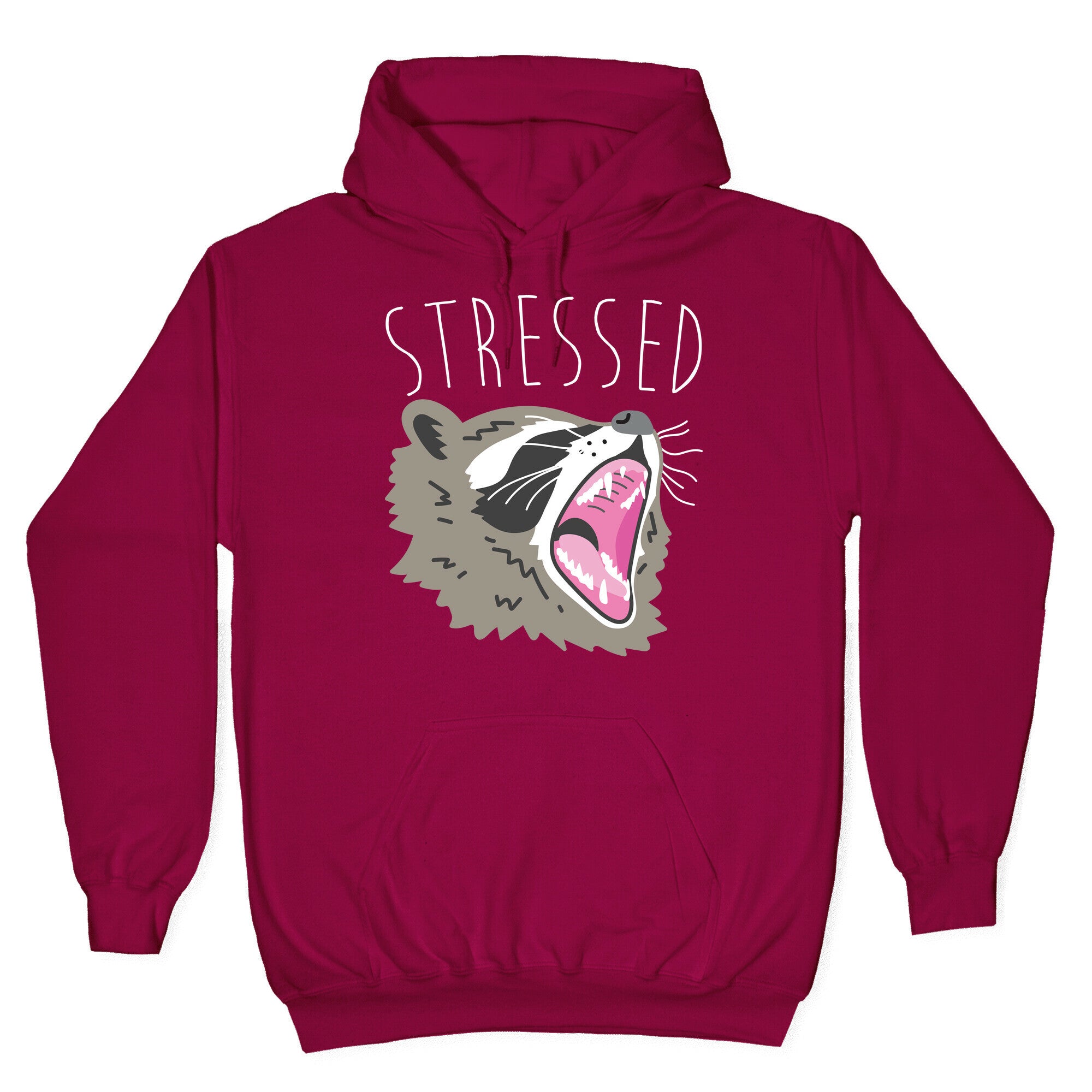 Stressed Raccoon Hoodie
