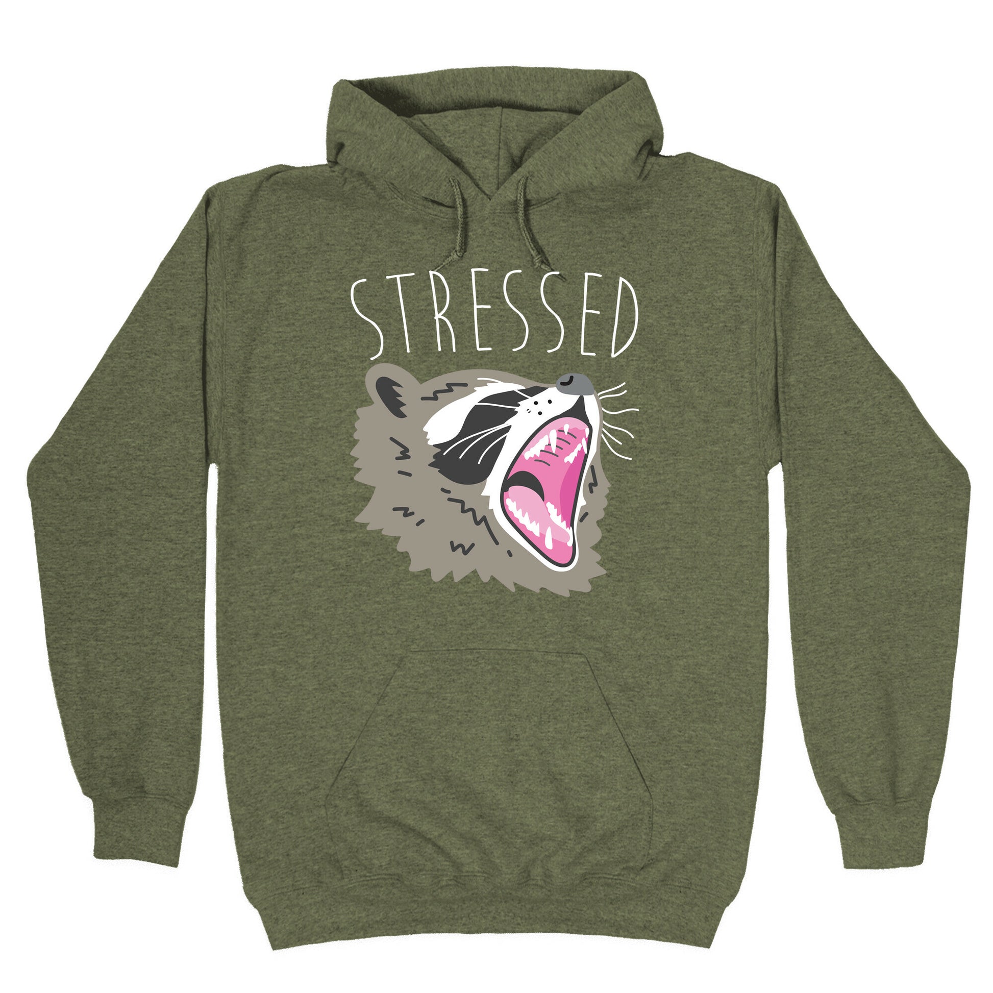 Stressed Raccoon Hoodie