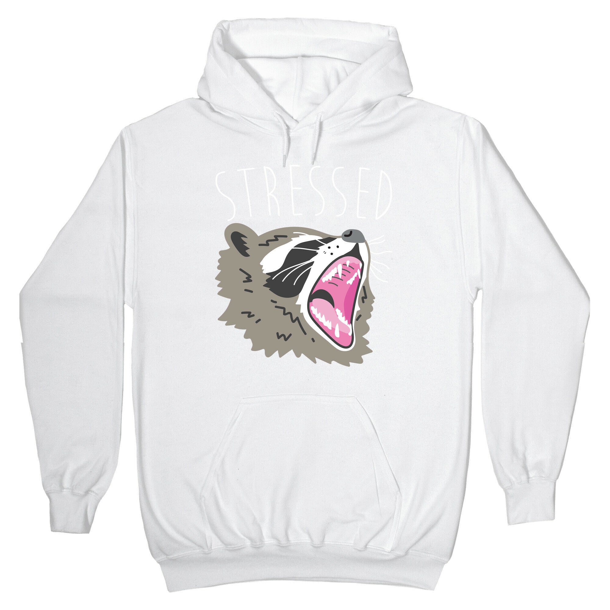 Stressed Raccoon Hoodie