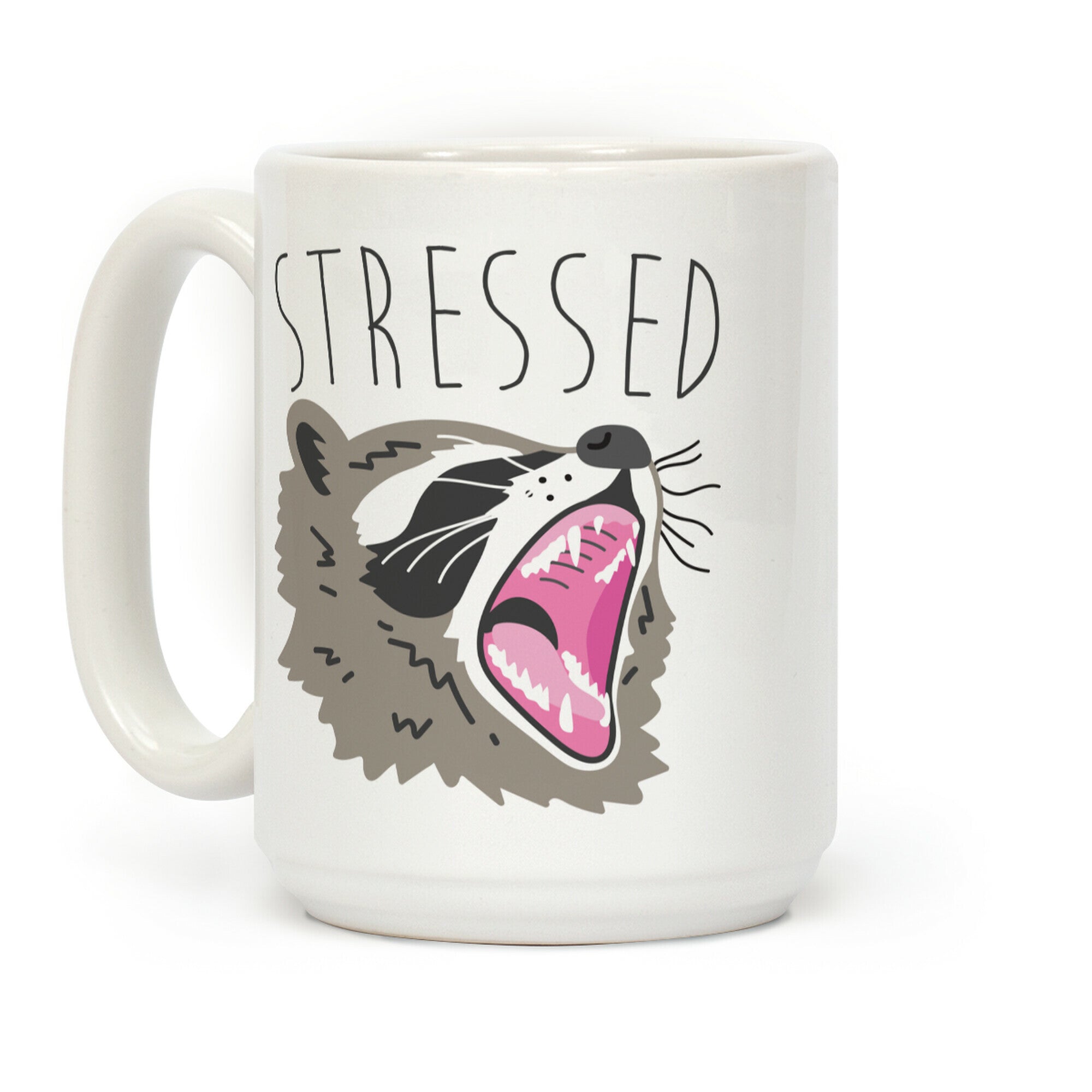 Stressed Raccoon Coffee Mug