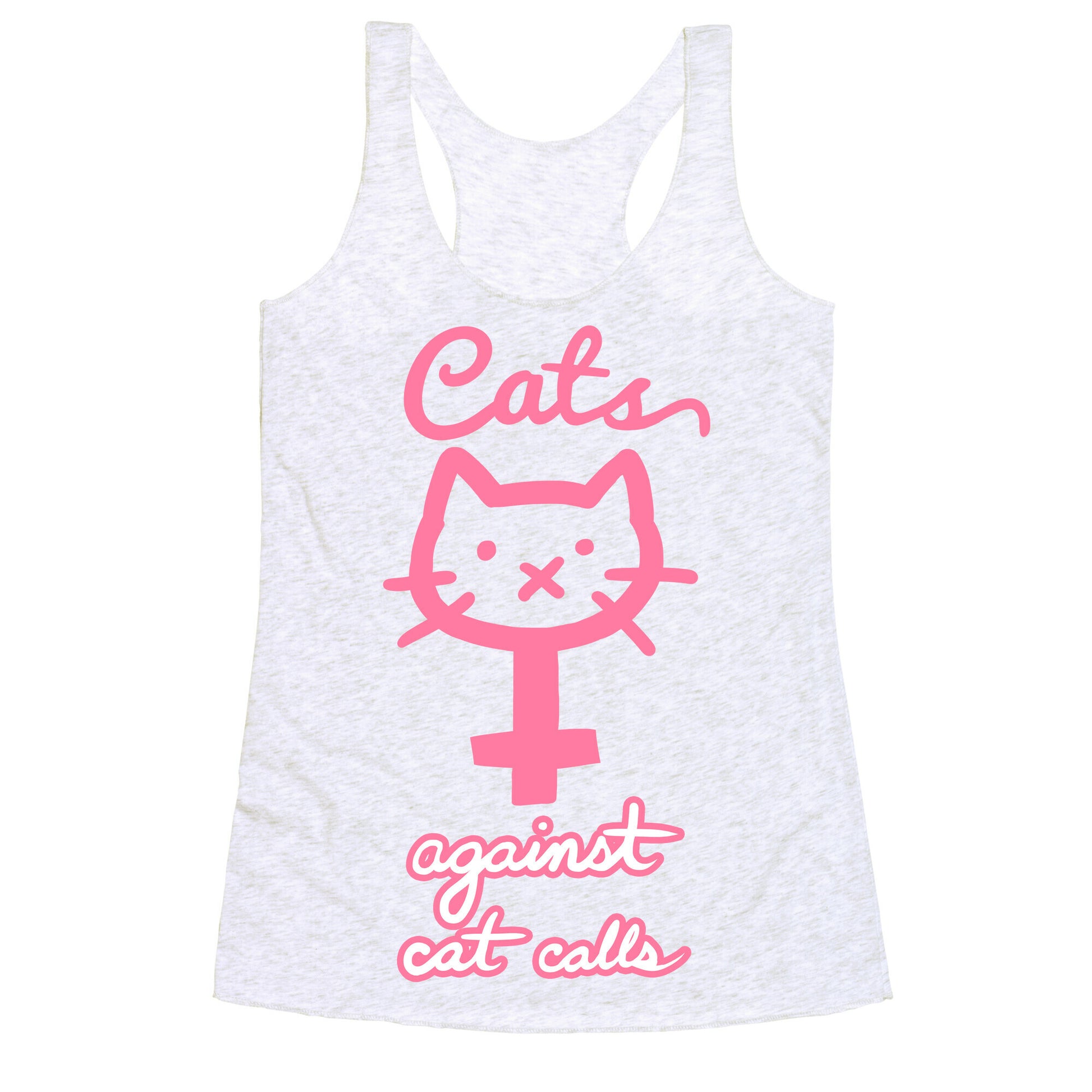 Cats Against Cat Calls Racerback Tank