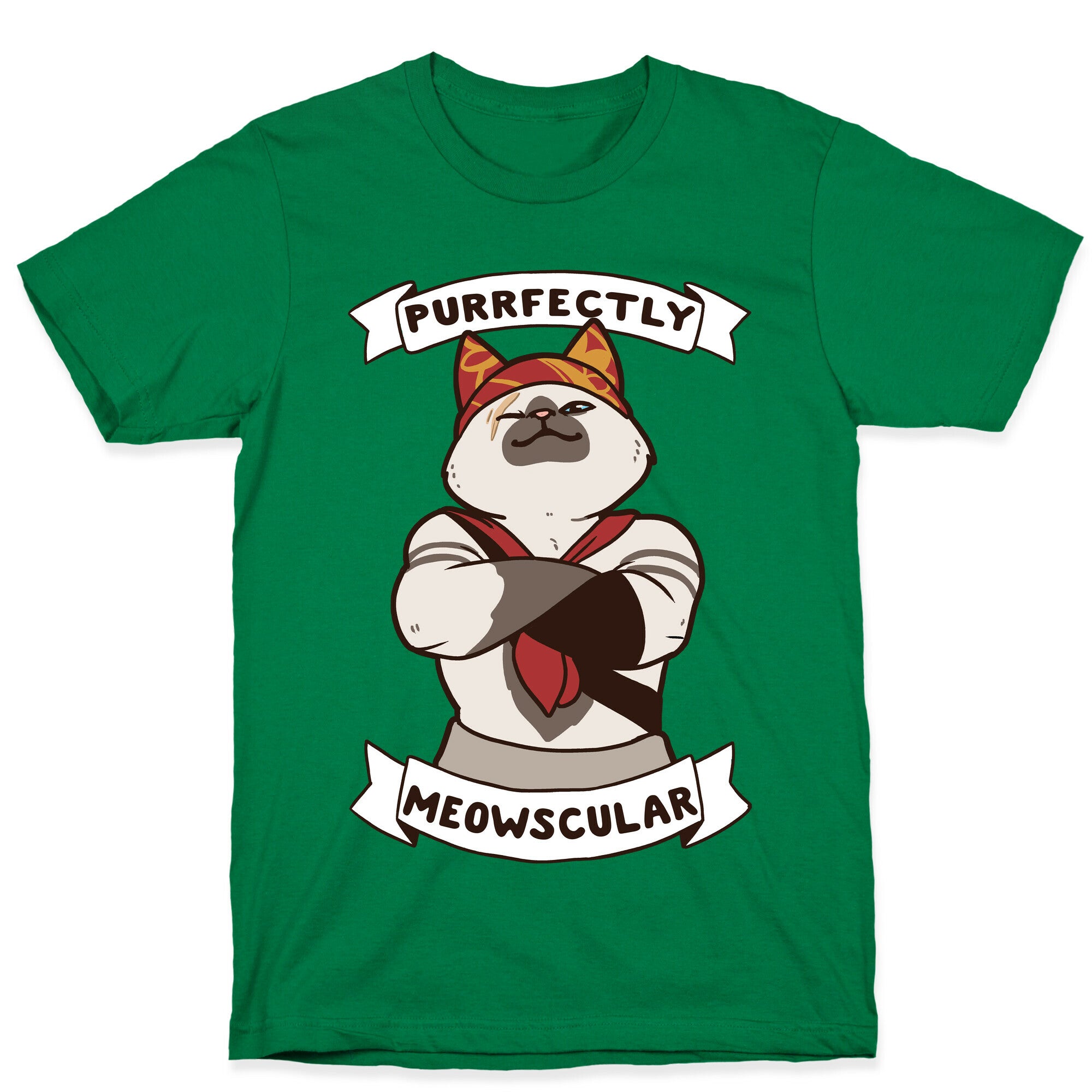 Purrfectly Meowscular  T-Shirt