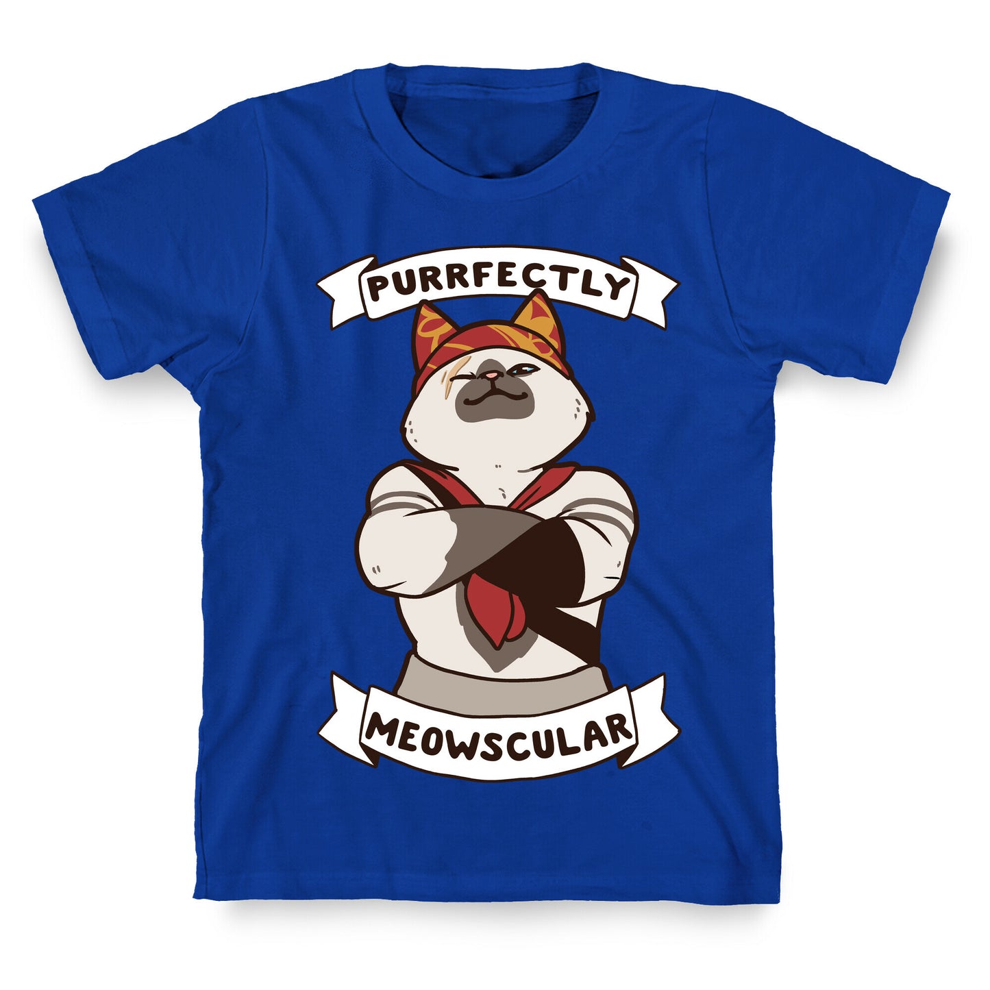 Purrfectly Meowscular  T-Shirt
