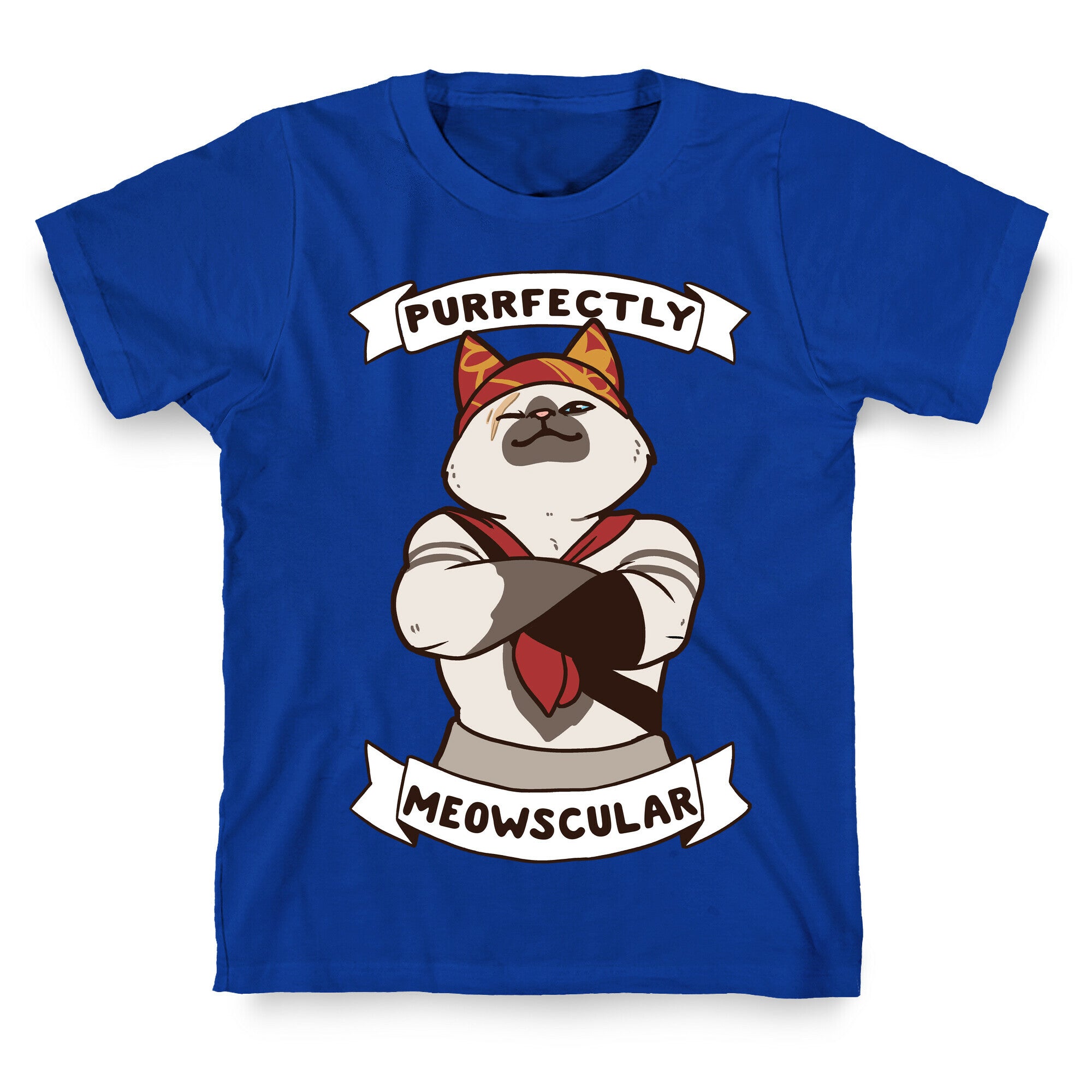 Purrfectly Meowscular  T-Shirt