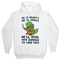 He is Beauty, He is Grace, He'll Deal 9999 Damage to your Face - Tonberry Hoodie