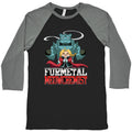 Furmetal Meowchemist Baseball Tee