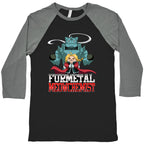 Furmetal Meowchemist Baseball Tee
