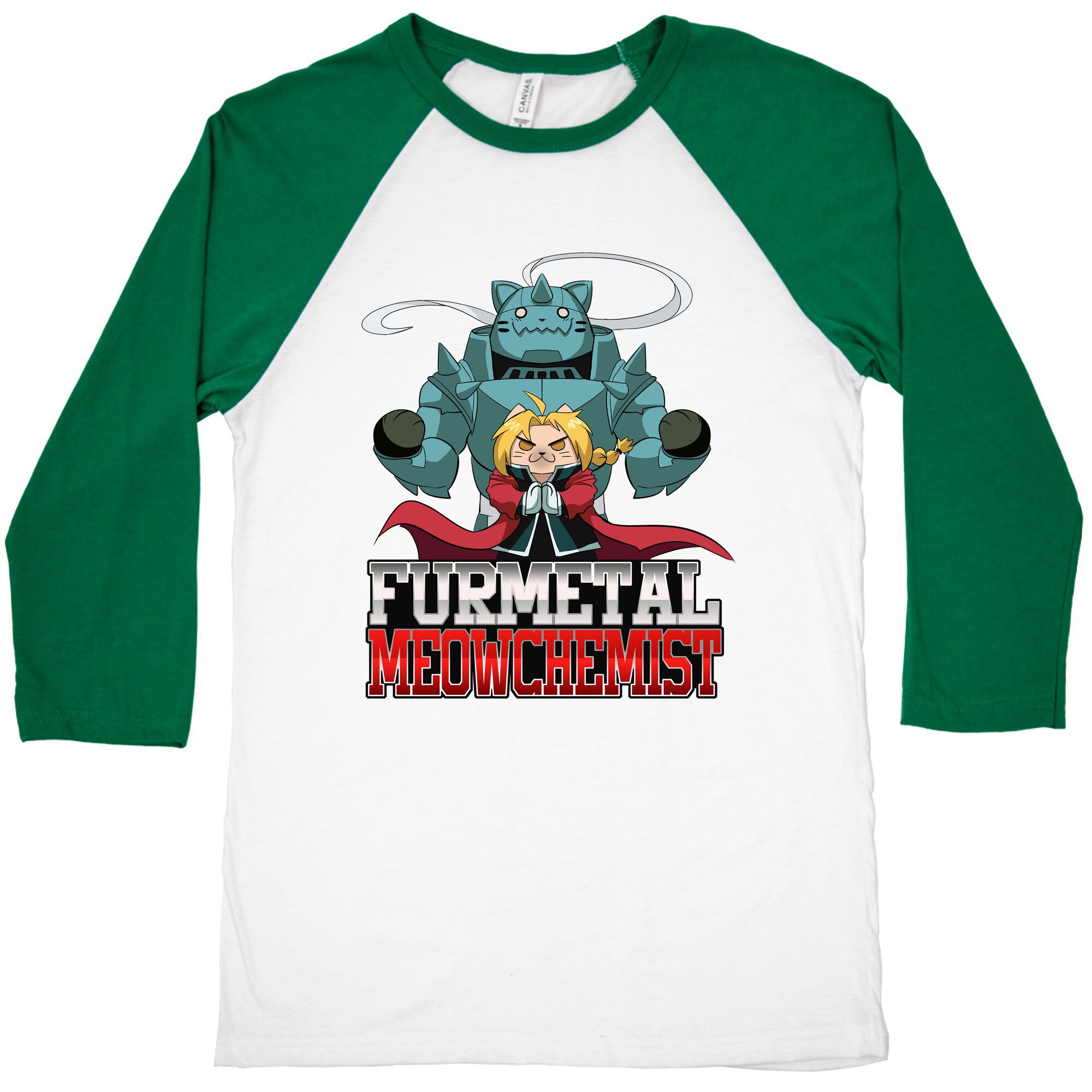 Furmetal Meowchemist Baseball Tee