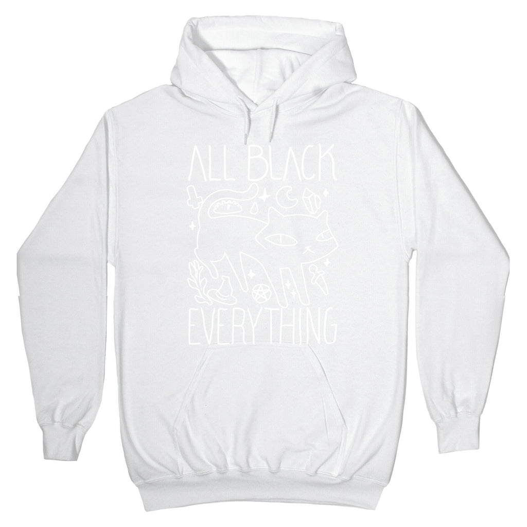 All Black Everything Cat Hoodie
