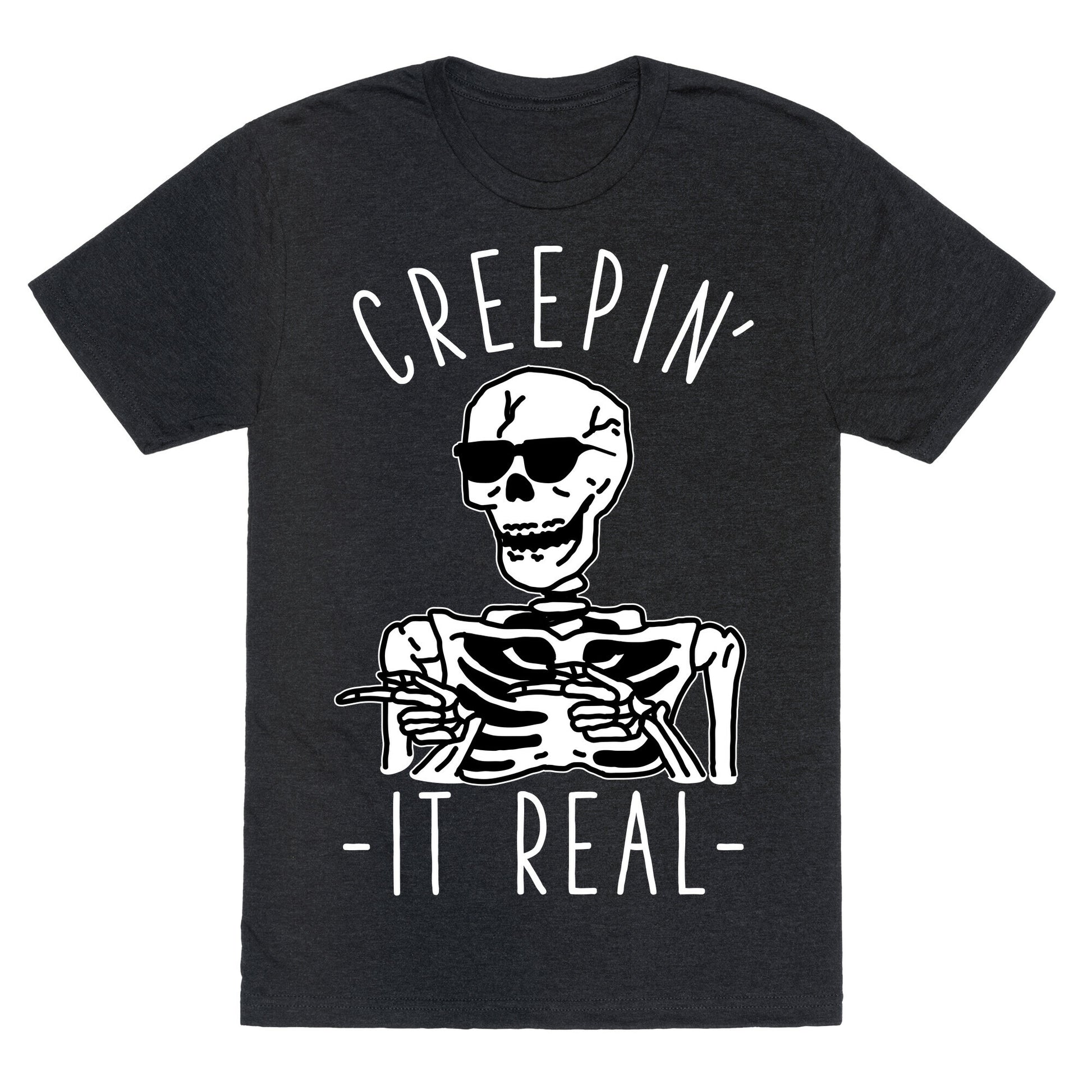 Creepin' It Real Skeleton  Unisex Triblend Tee