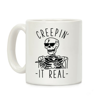Creepin' It Real Skeleton Coffee Mug