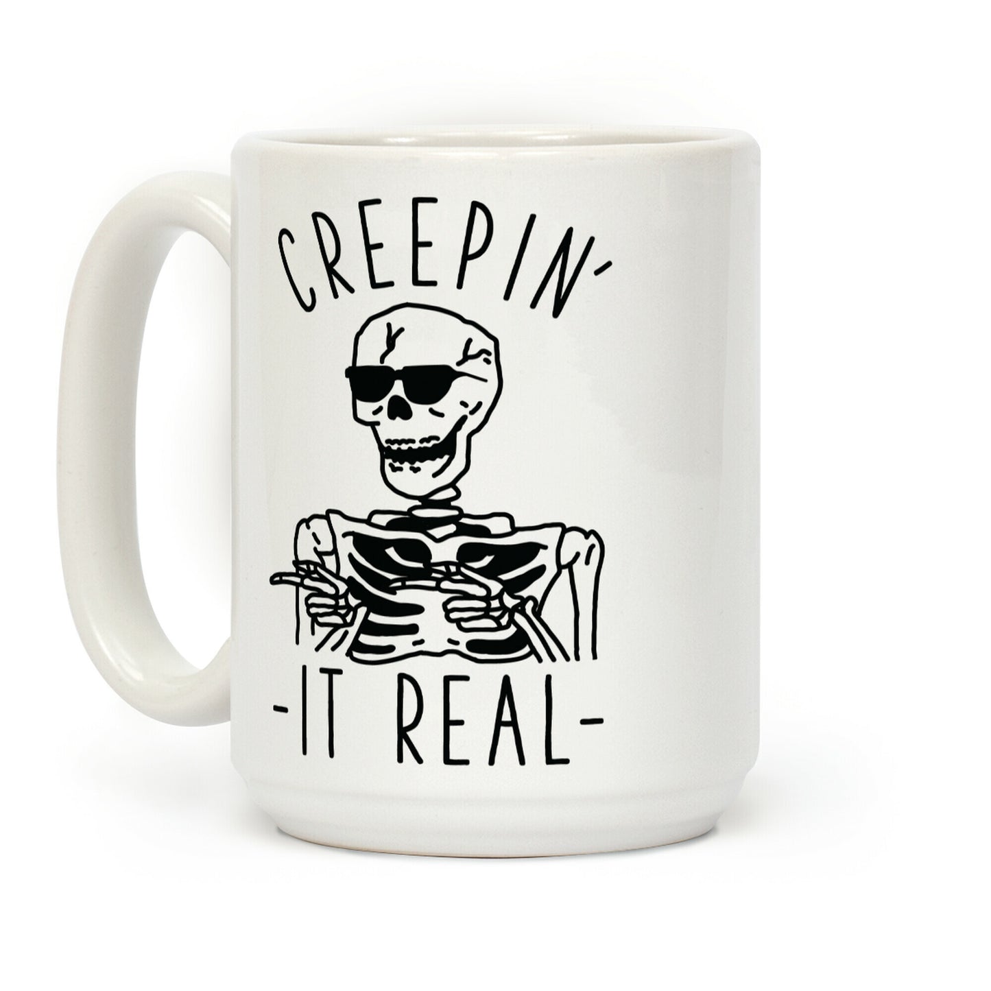 Creepin' It Real Skeleton Coffee Mug