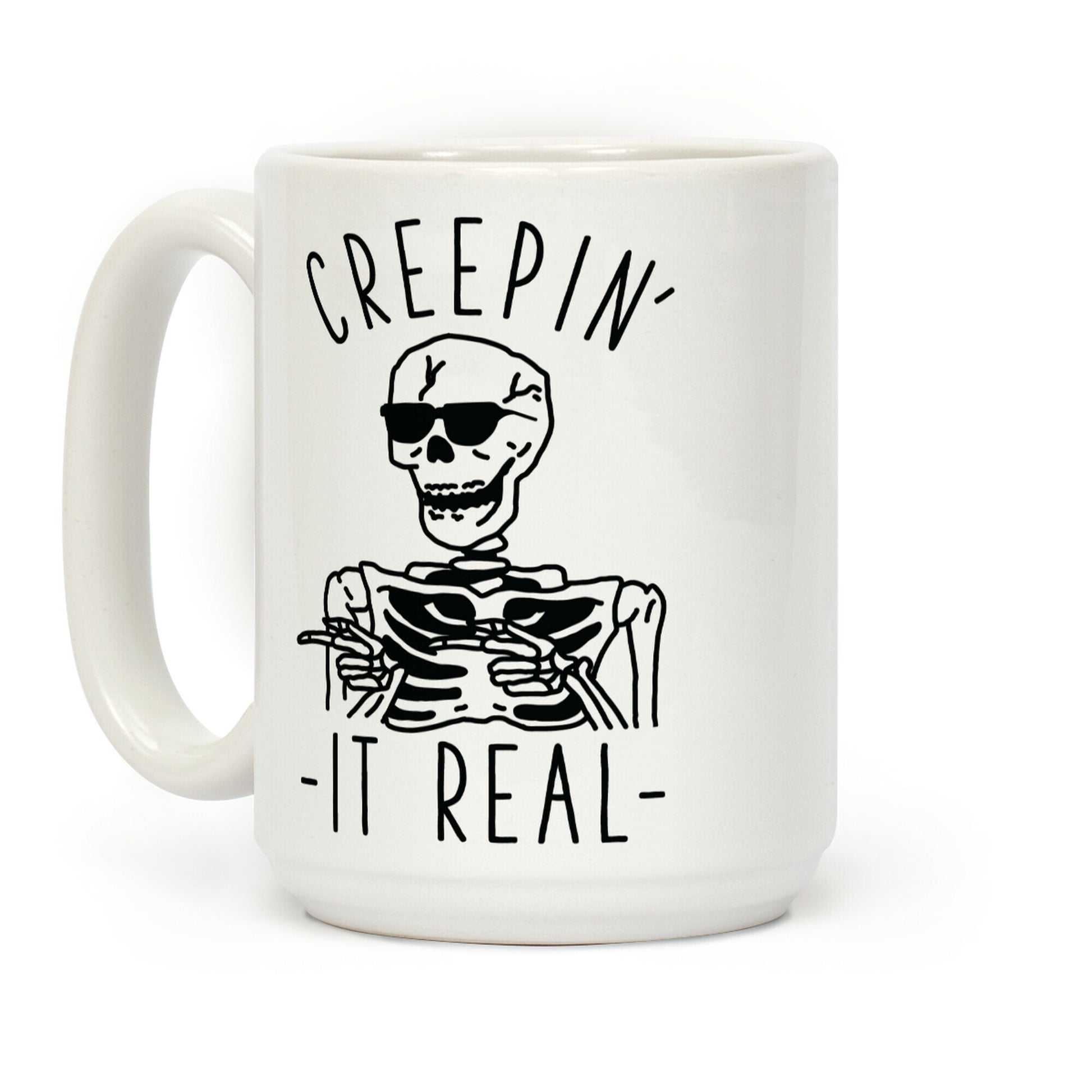 Creepin' It Real Skeleton Coffee Mug