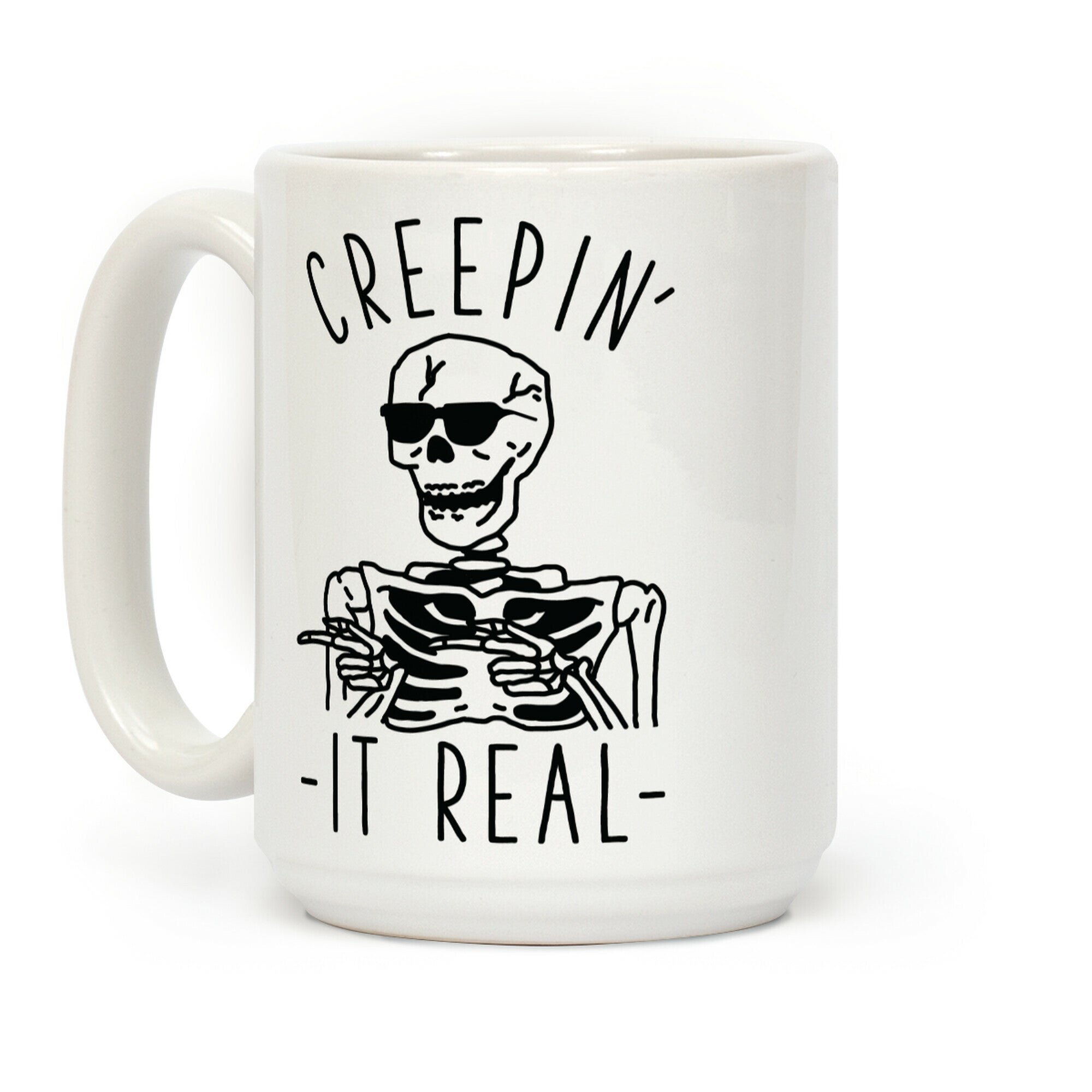 Creepin' It Real Skeleton Coffee Mug
