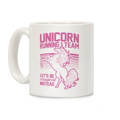 Unicorn Running Team Coffee Mug
