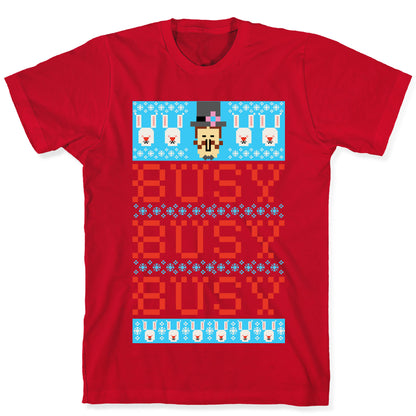 Busy Busy Busy Frosty Ugly Sweater T-Shirt