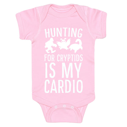 Hunting for Cryptids is my Cardio Baby One Piece