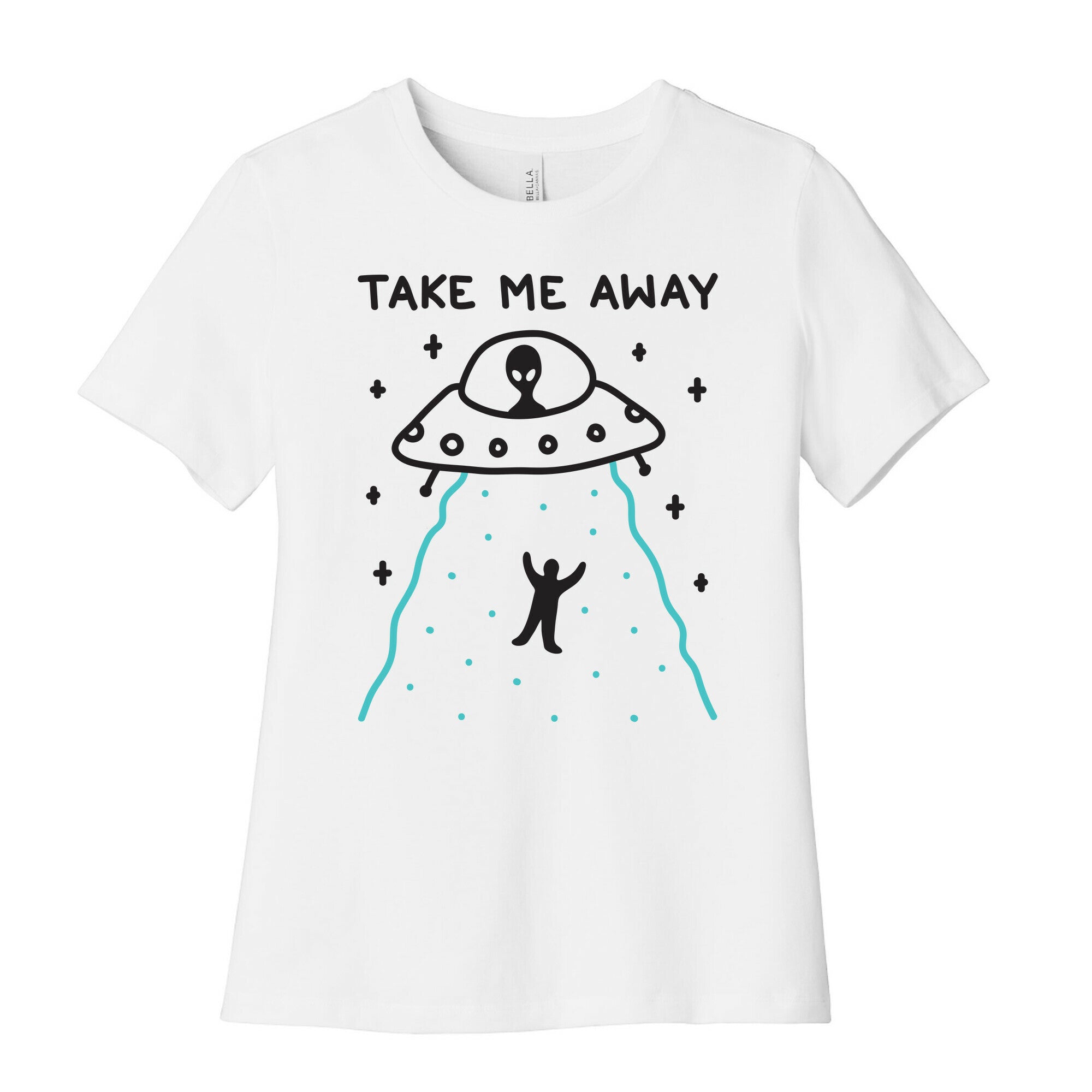 Take Me Away UFO Women's Cotton Tee