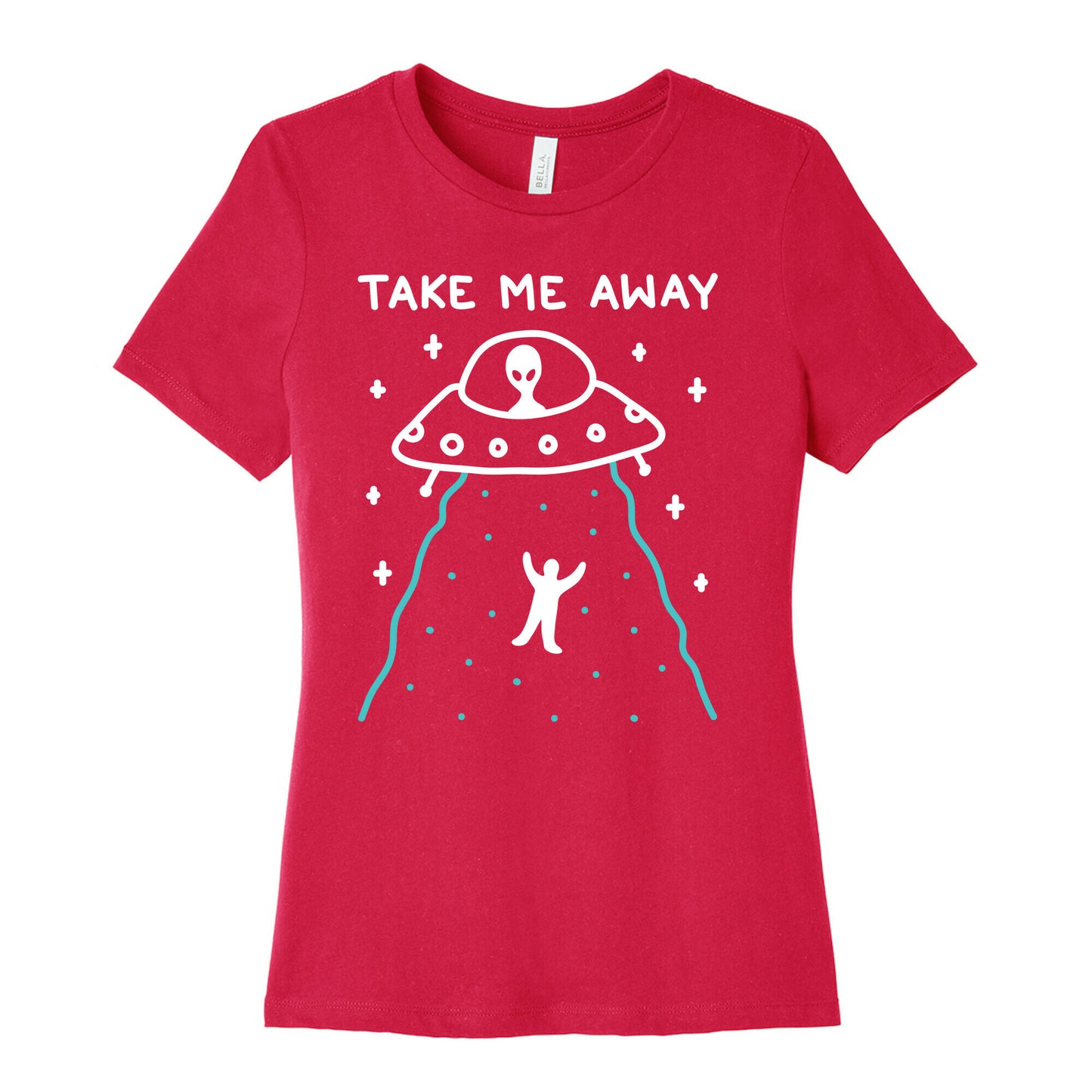 Take Me Away UFO Women's Cotton Tee