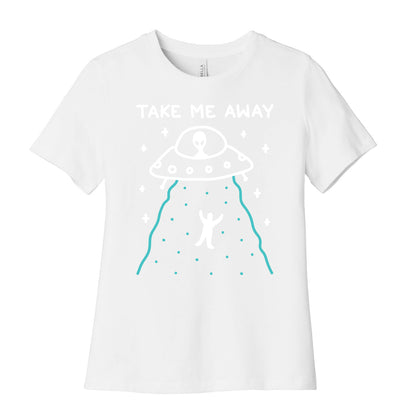 Take Me Away UFO Women's Cotton Tee