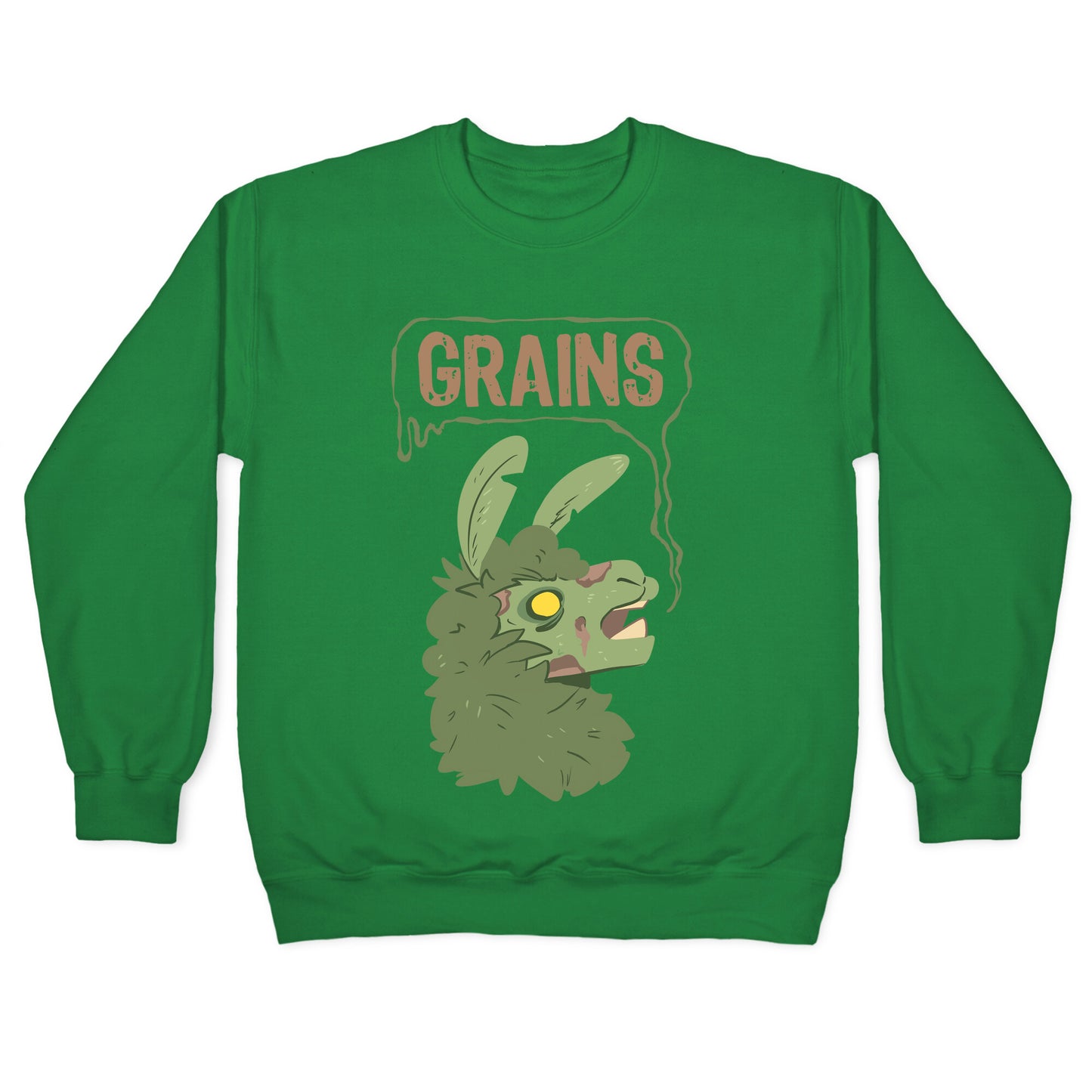 Zombie Llama Crewneck Sweatshirt