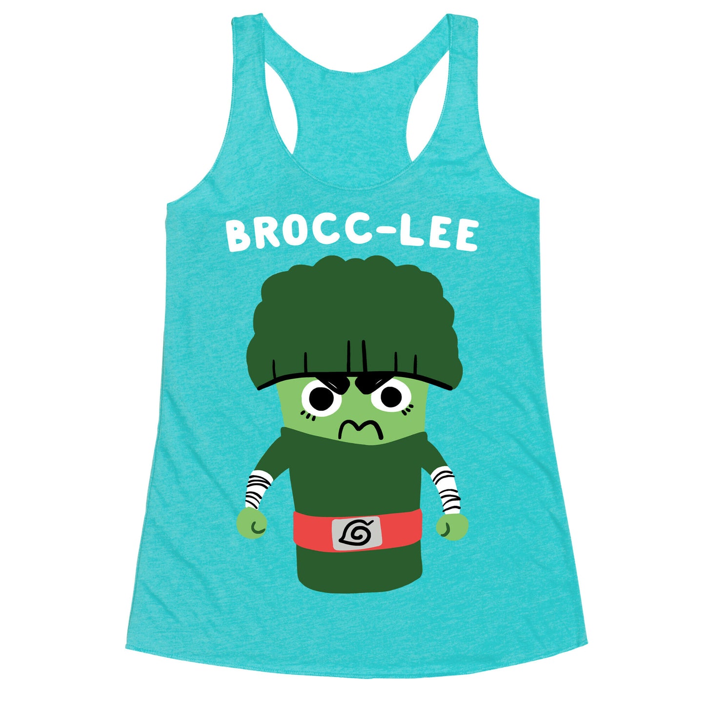 Brocc-Lee - Rock Lee Racerback Tank