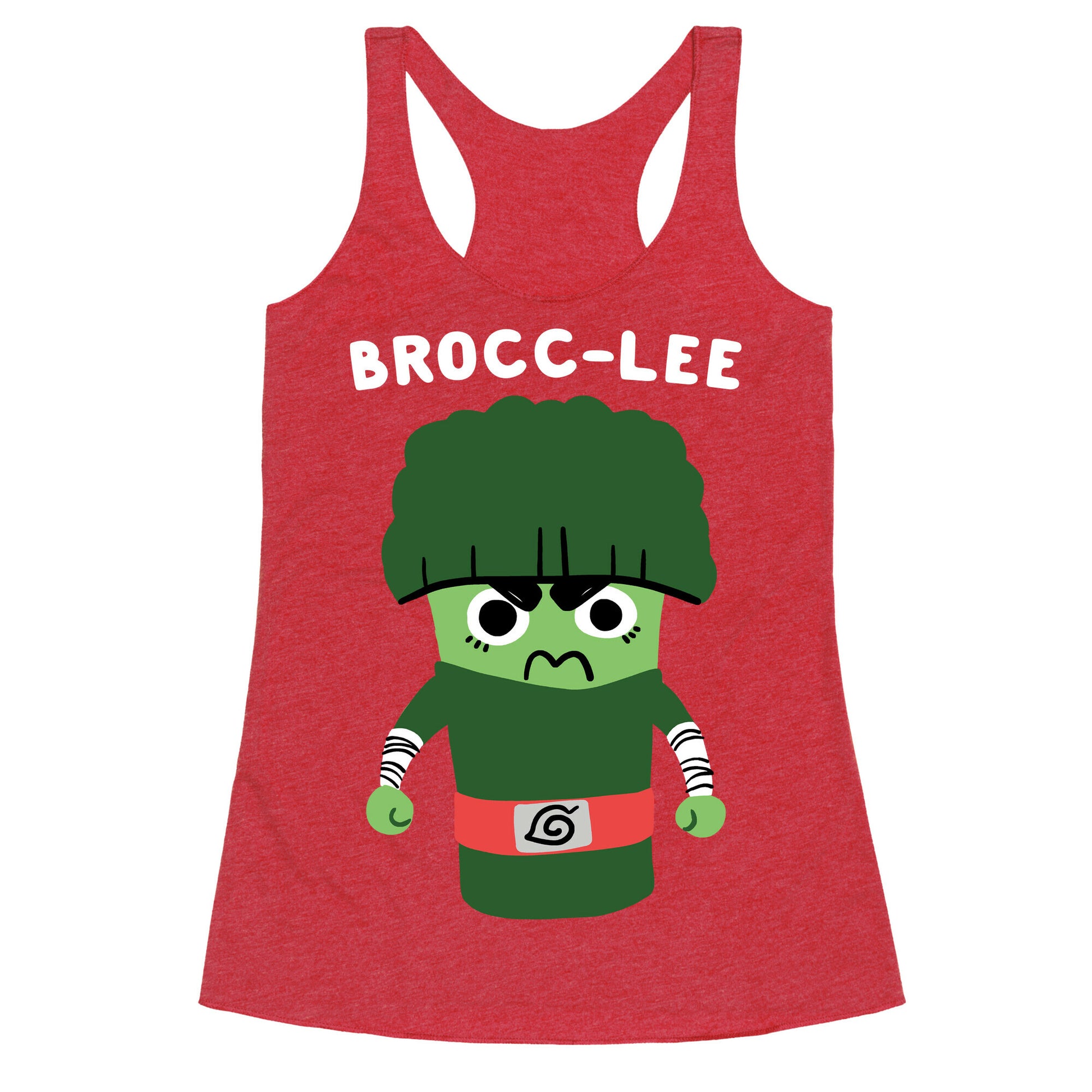 Brocc-Lee - Rock Lee Racerback Tank